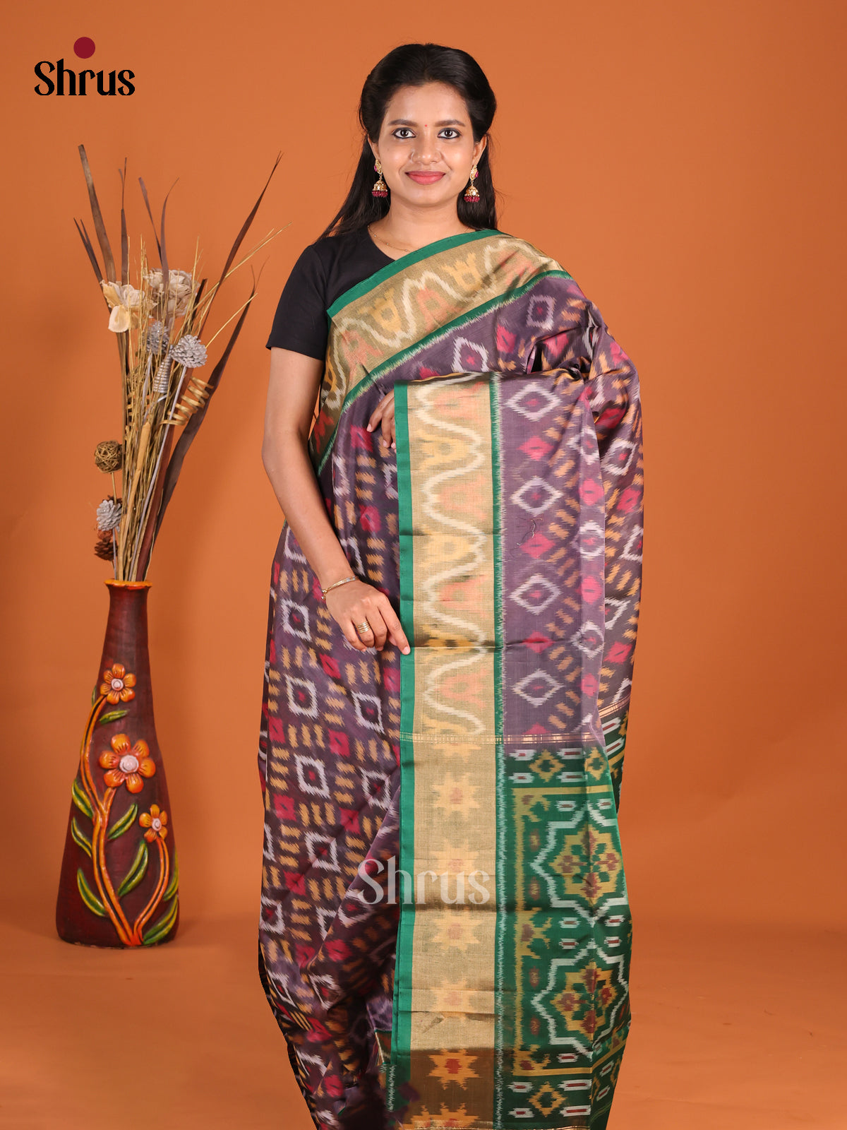 DHS20130 - Pochampally sico Saree - Shop on Shrus.com