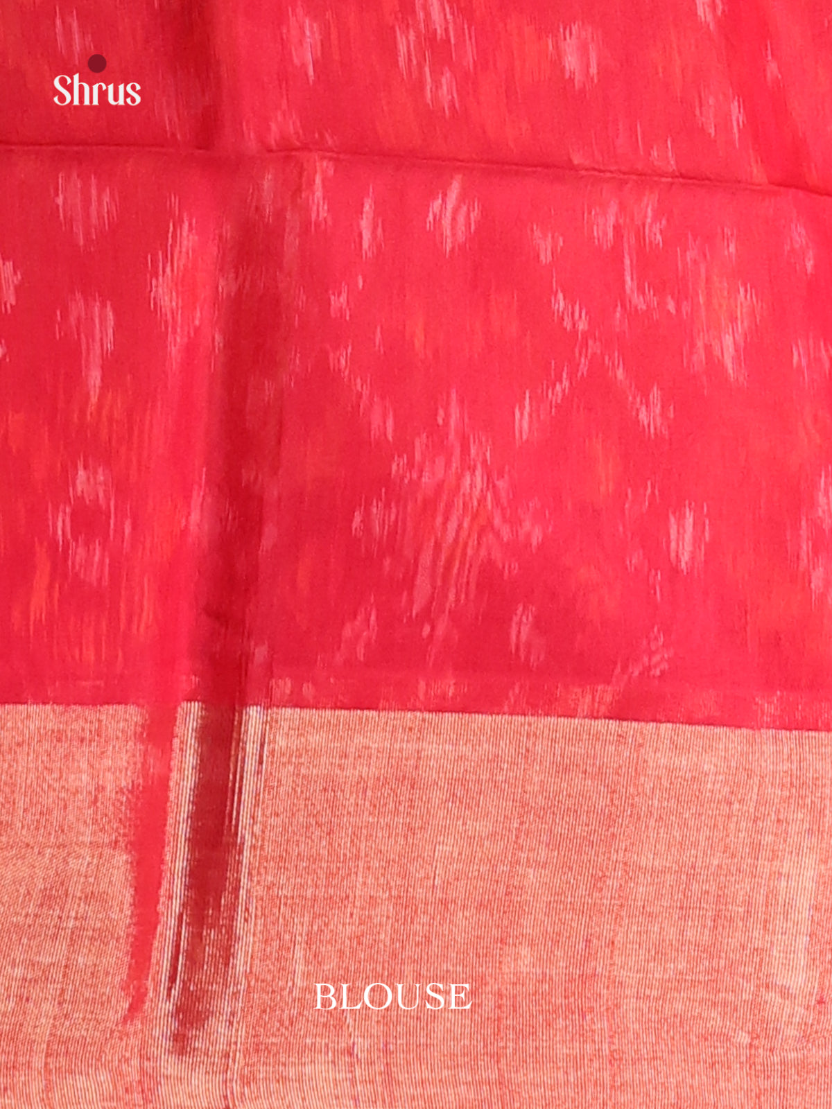 Classy Green Pochampally Silk Cotton Saree with Ikat Design & Red Floral Pallu