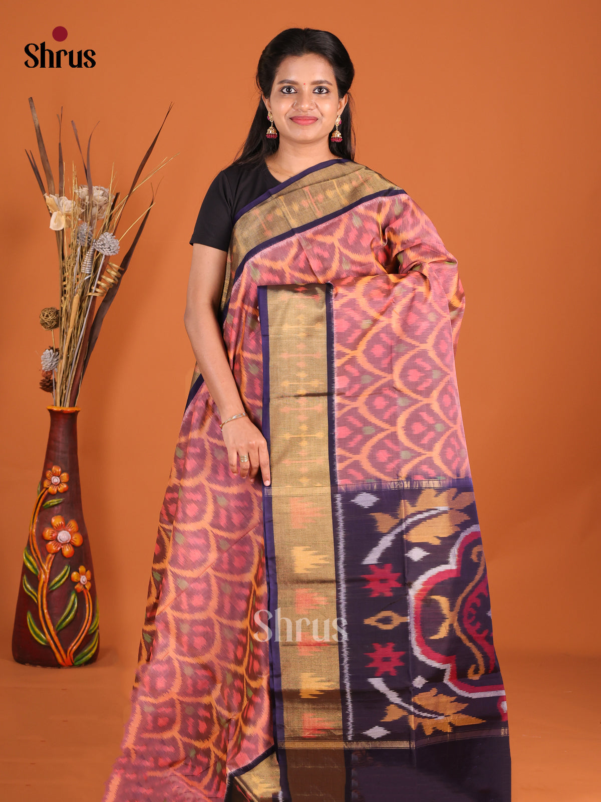 DHS20134 - Pochampally sico Saree - Shop on Shrus.com