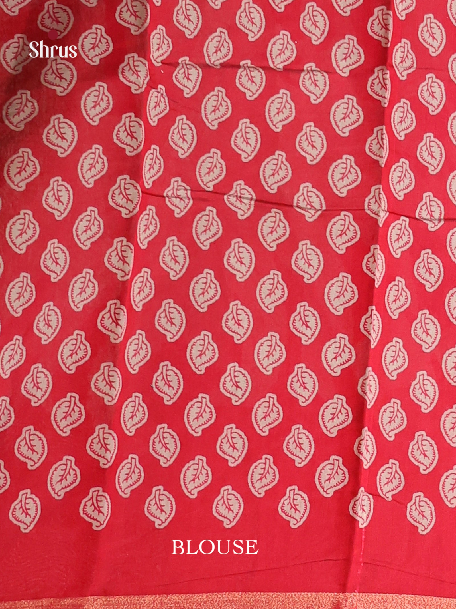 Blue & Red- Art Modal Saree