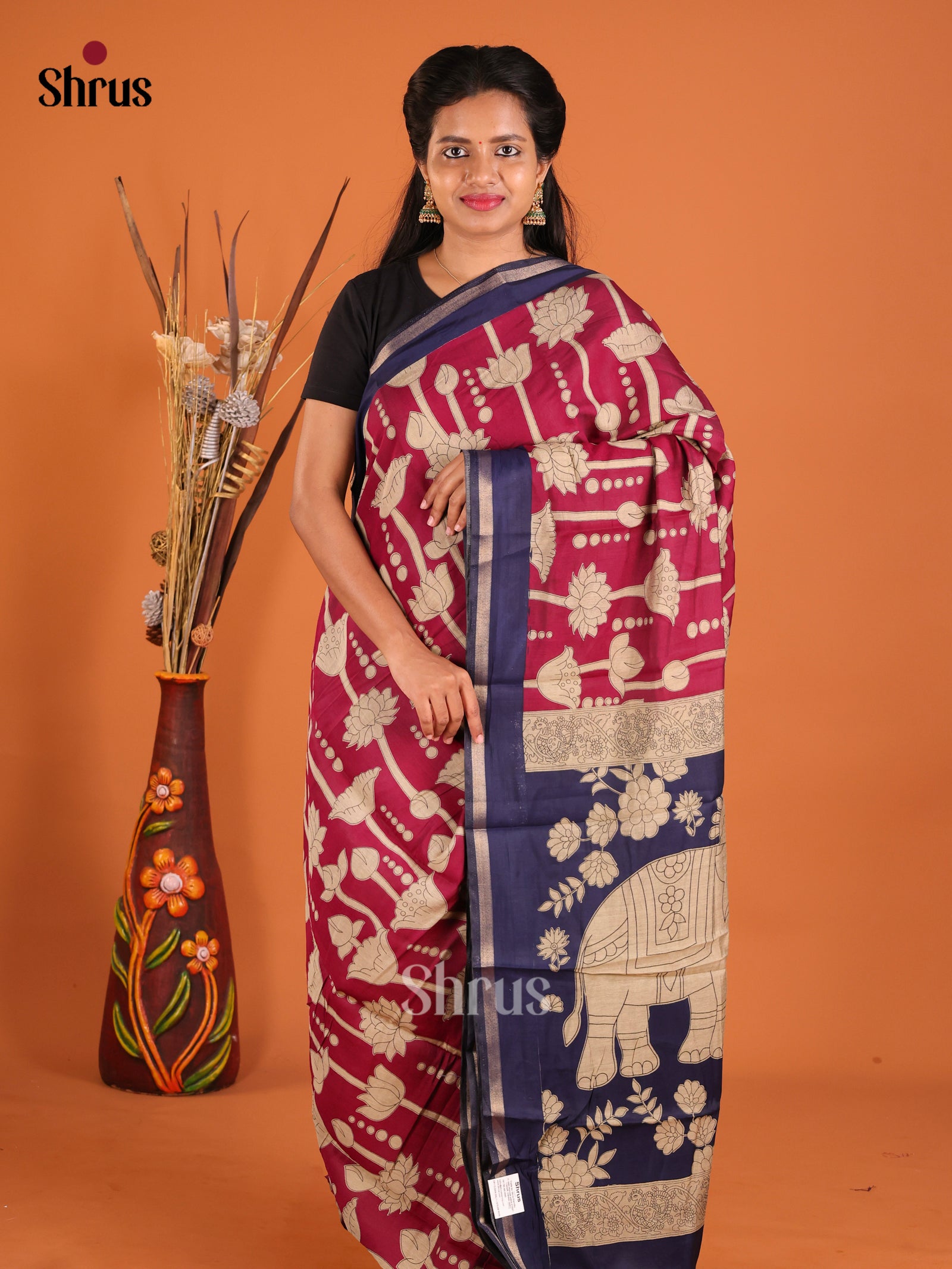 DHS20289 - Art Modal Saree - Shop on Shrus.com