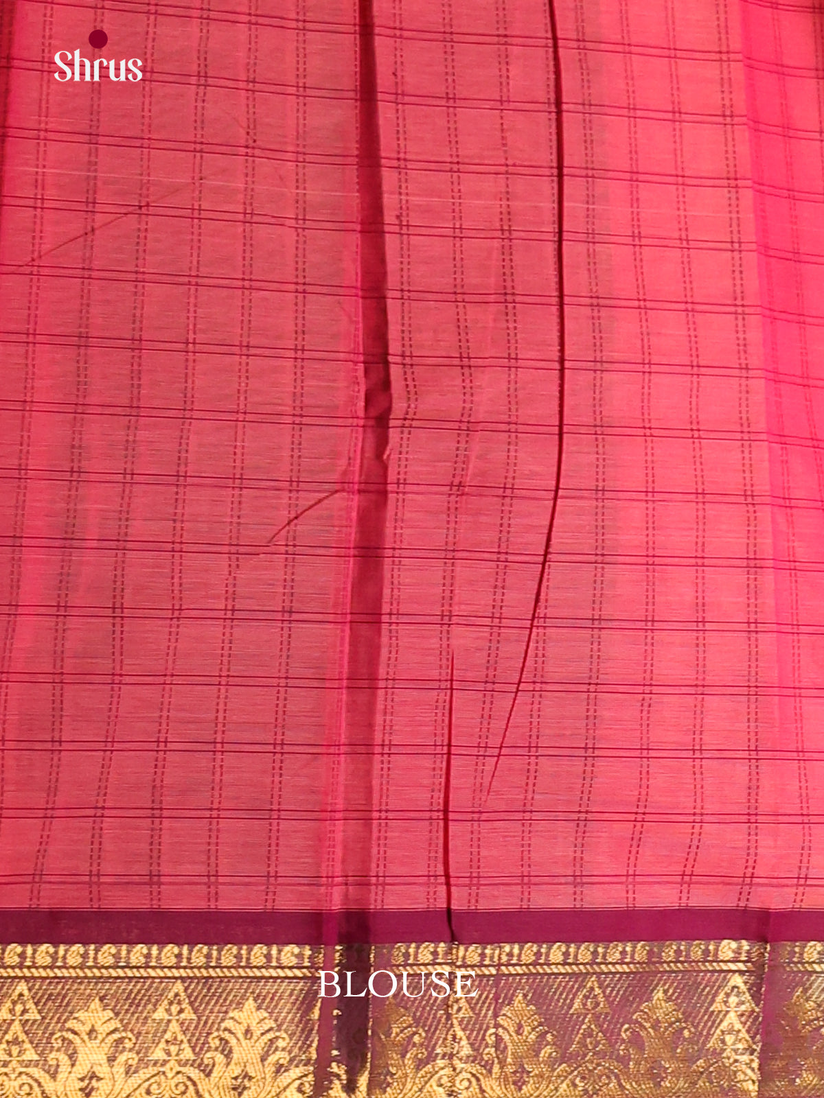 Pink & Maroon - Chettinad Cotton Saree