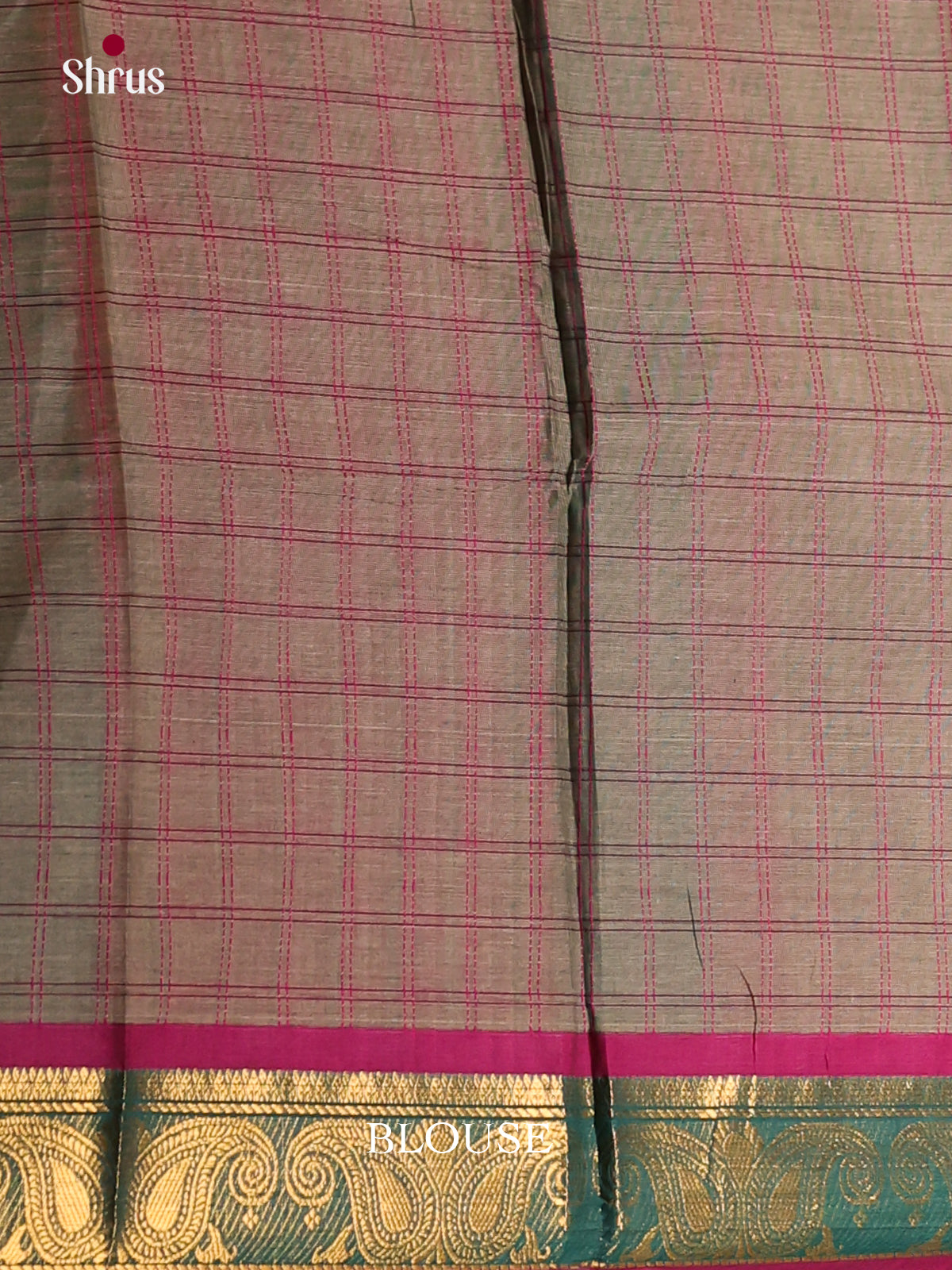 Grey & Purple - Chettinad Cotton Saree