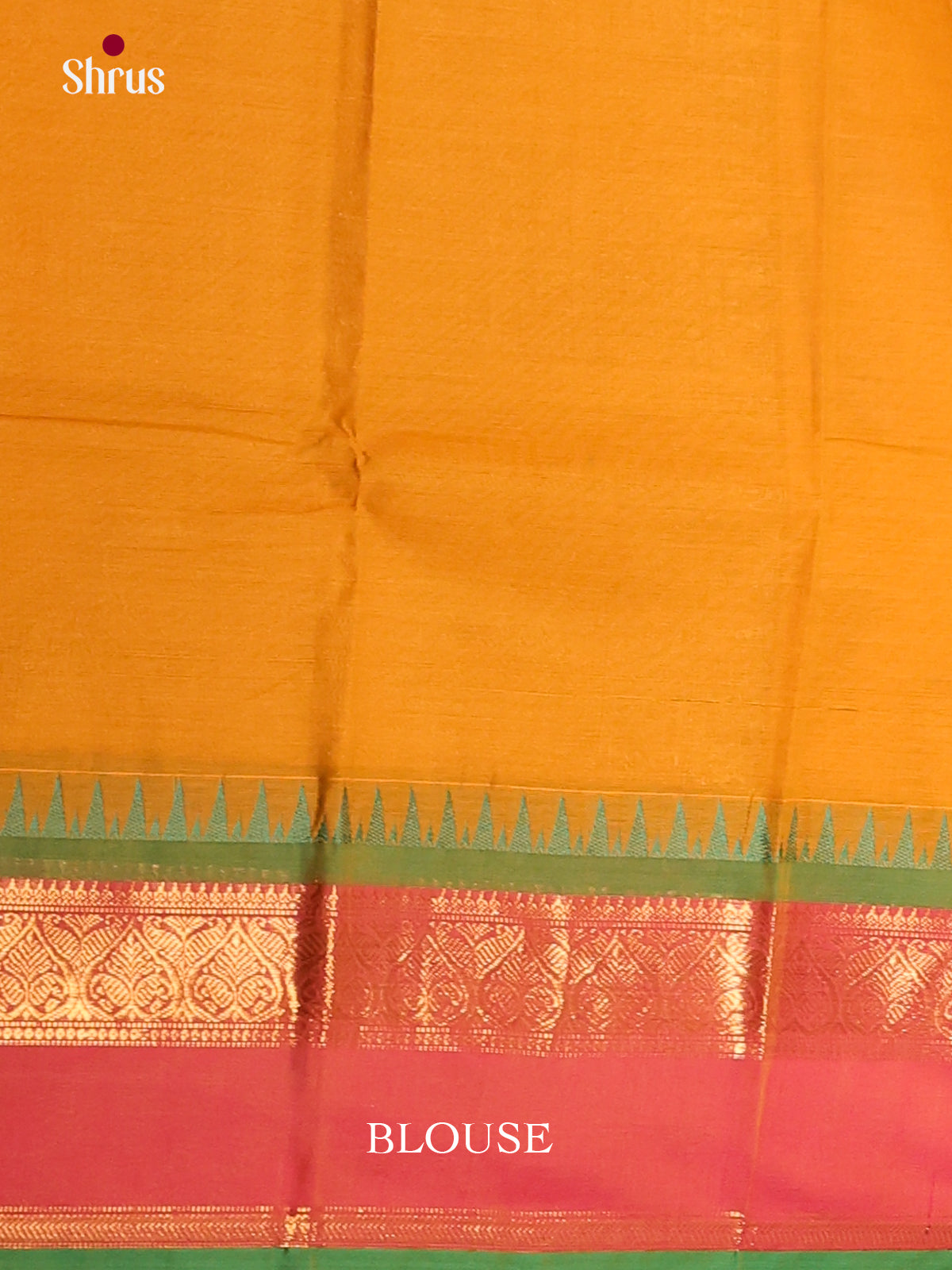 Mustard & Green- Chettinad Cotton Saree