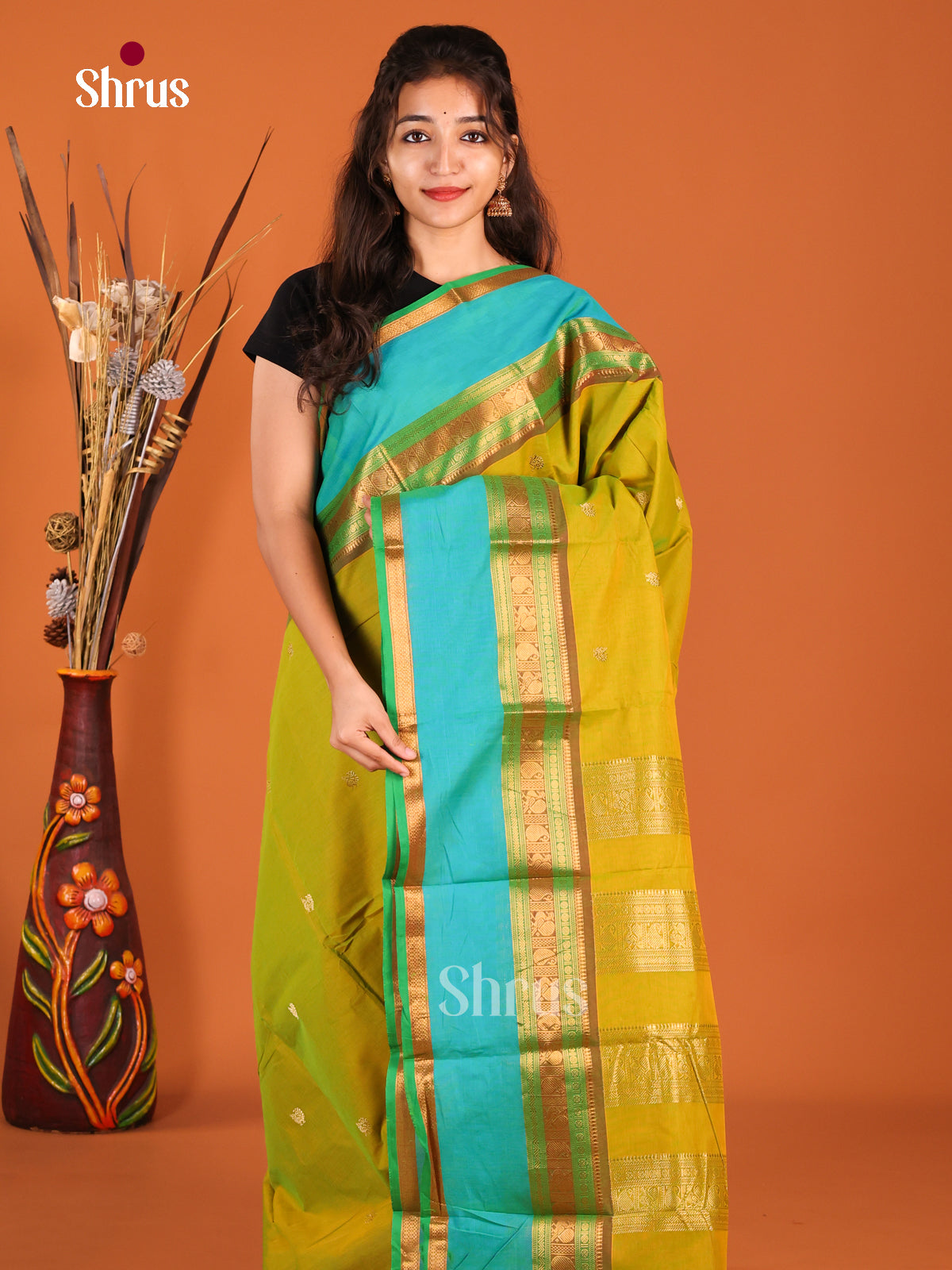 DHS21032 - Chettinad Cotton Saree