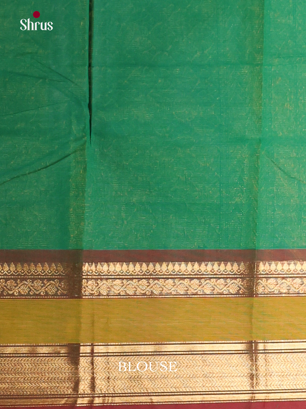 Green & Maroon - Chettinad Cotton Saree
