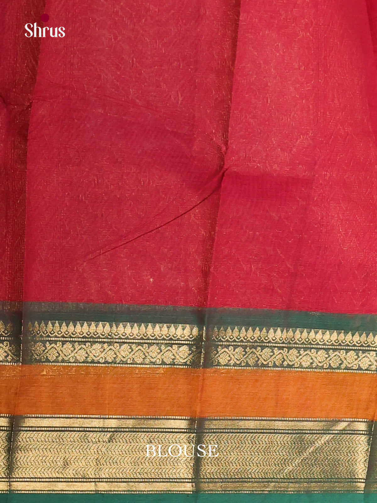 Red & Green- Chettinad Cotton Saree