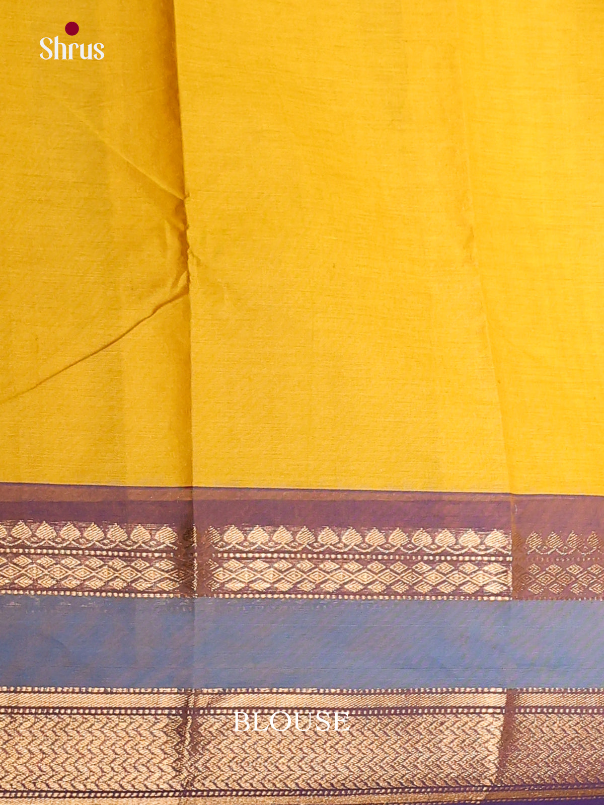 Yellow & Purple - Chettinad Cotton Saree