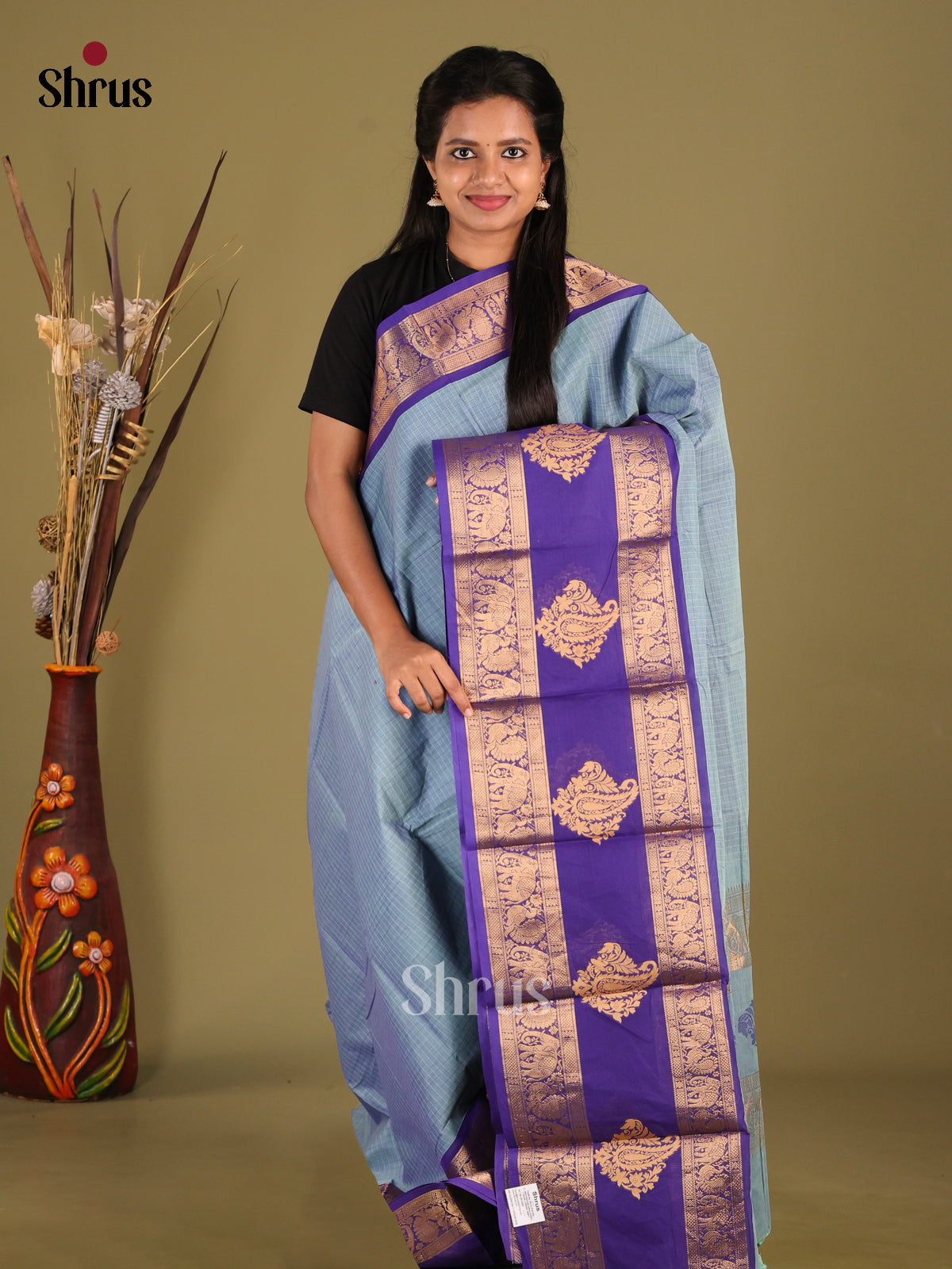 DHS21044 - Chettinad Cotton Saree