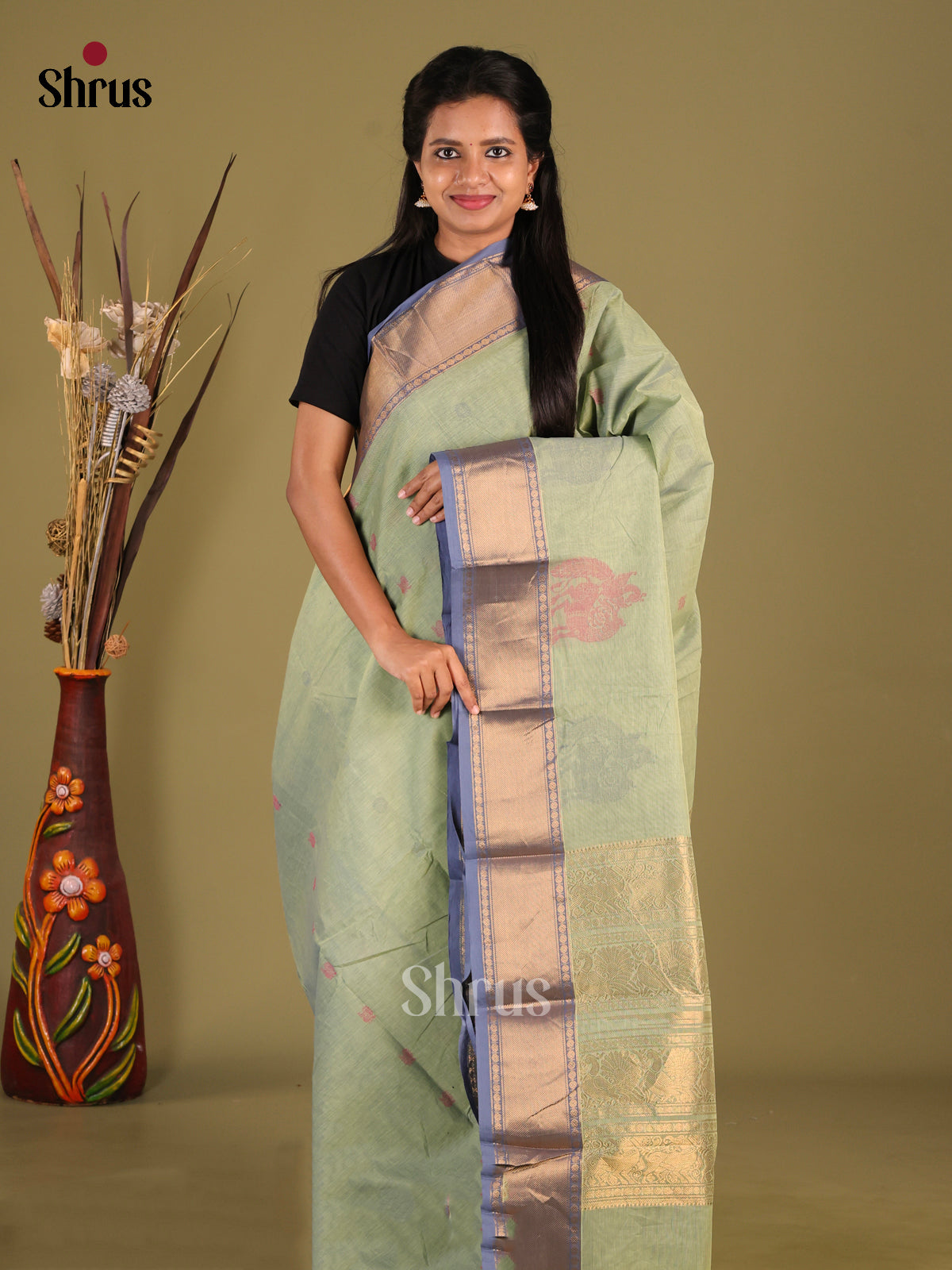 DHS21048 - Chettinad Cotton Saree