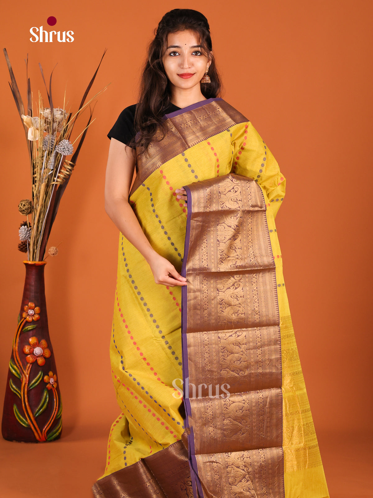 DHS21055 - Chettinad Cotton Saree