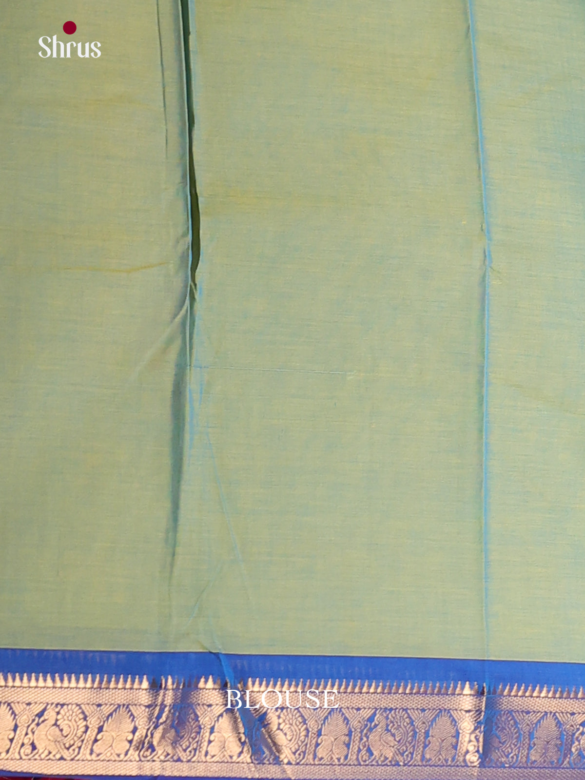 Pastel Green & Blue- Chettinad Cotton Saree