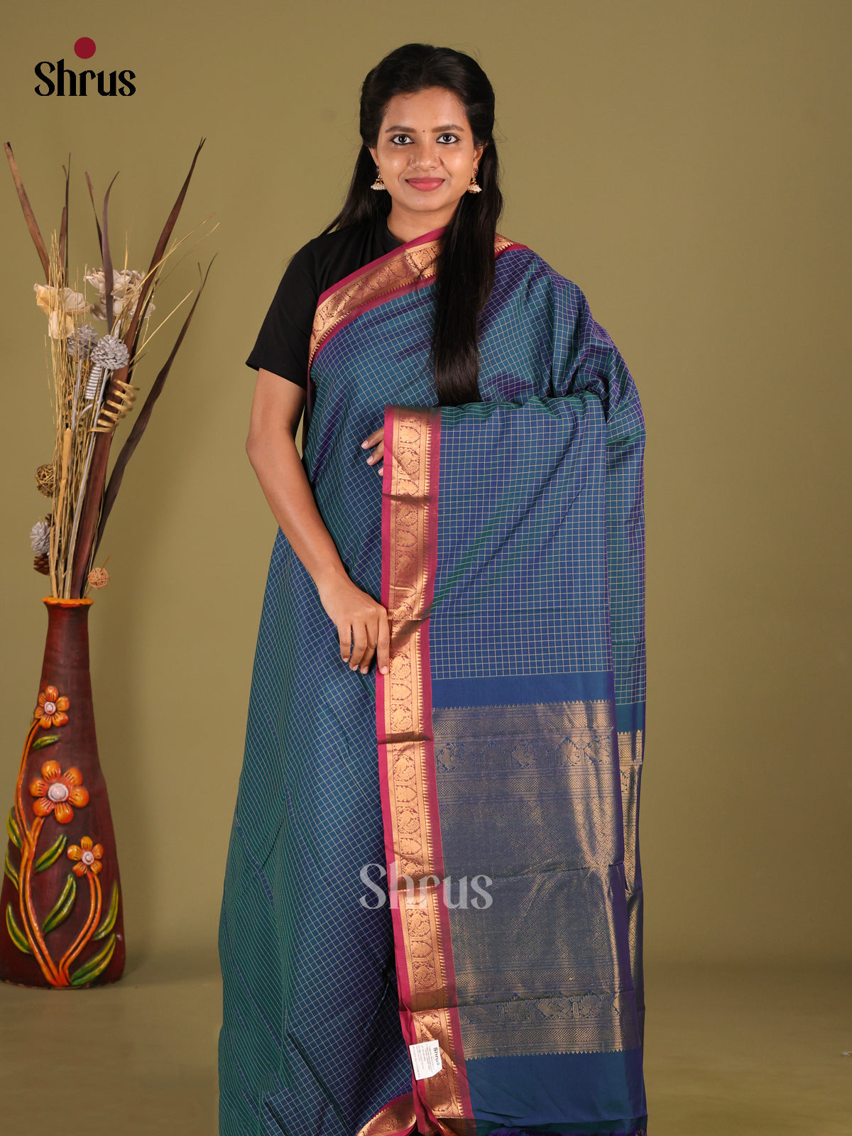 DHS21058 - Chettinad Cotton Saree