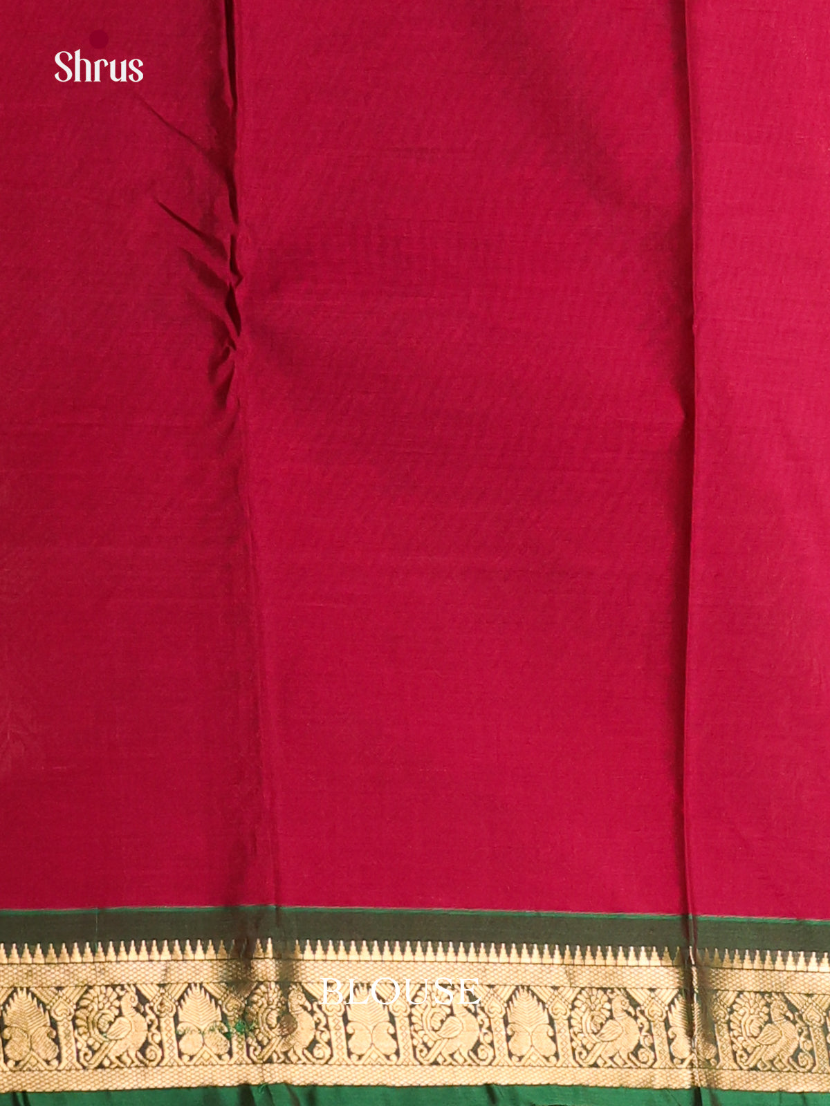 Maroon & Green - Chettinad Cotton Saree