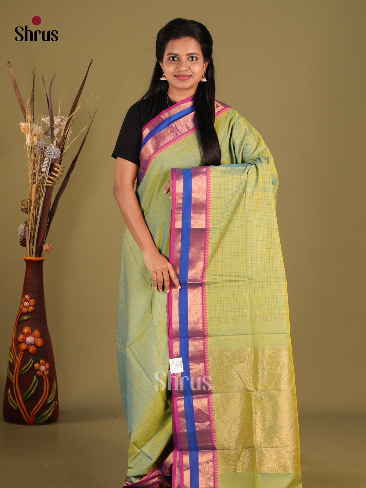DHS21064 - Chettinad Cotton Saree