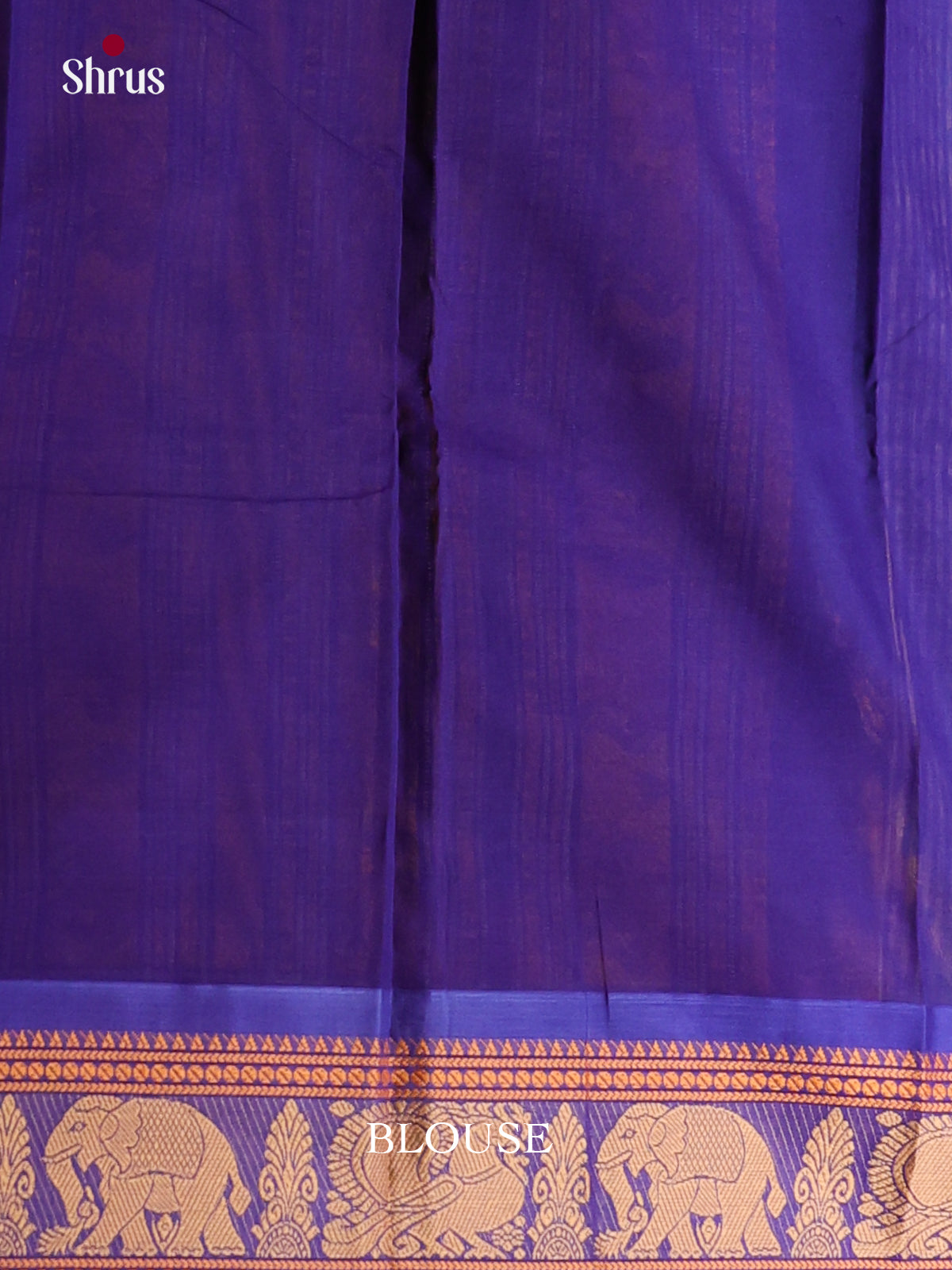 Sky Blue & Blue - Chettinad Cotton Saree
