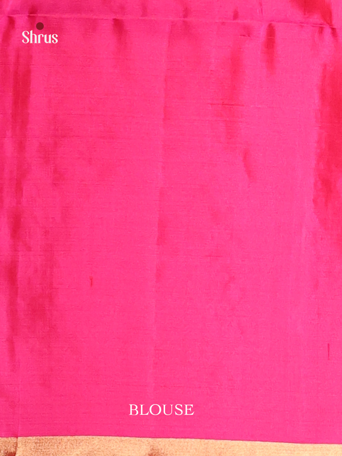 Pink single tone Soft Silk Saree with gleams with zari buttas - Shop on Shrus.com