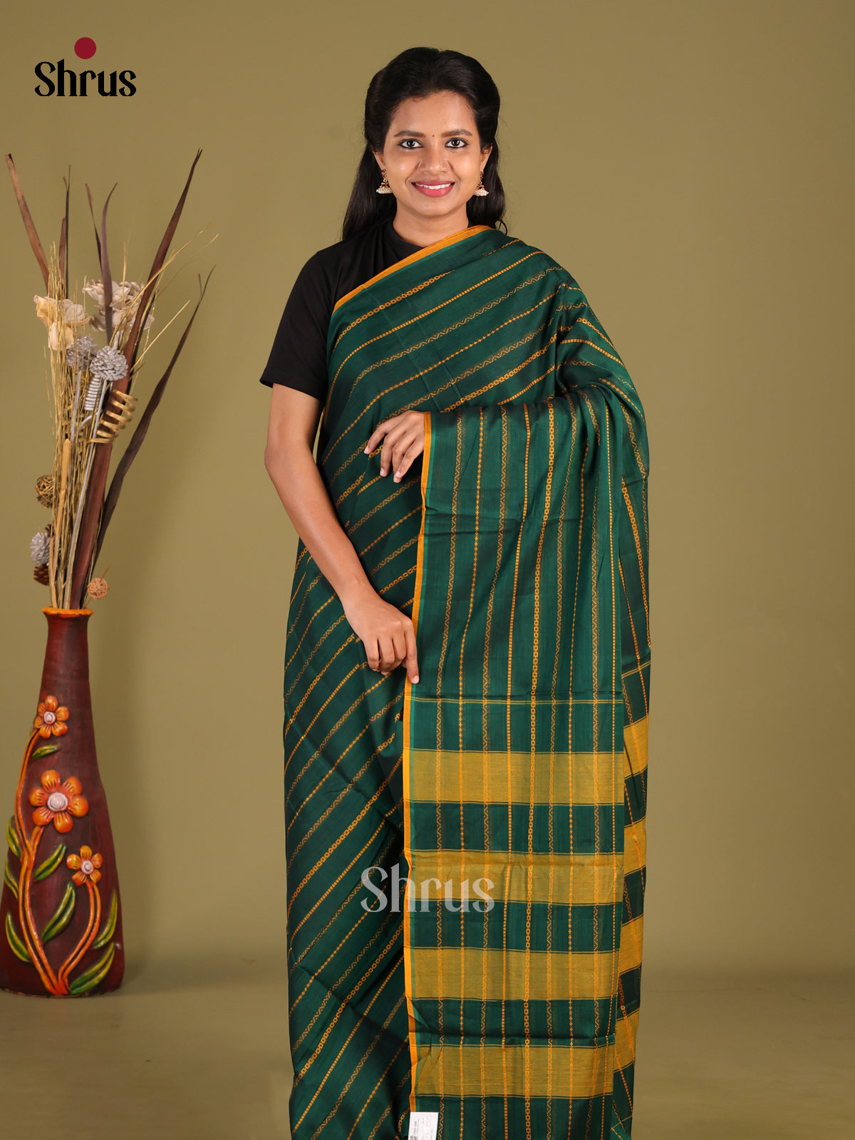 Green - Narayanpet Cotton Saree