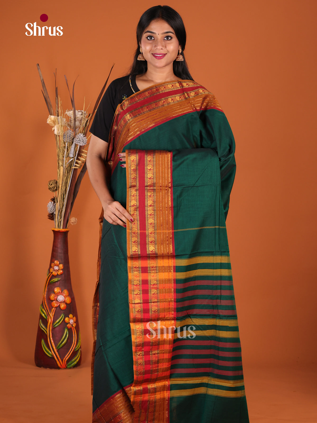 DHS21158 - Narayanpet Cotton Saree