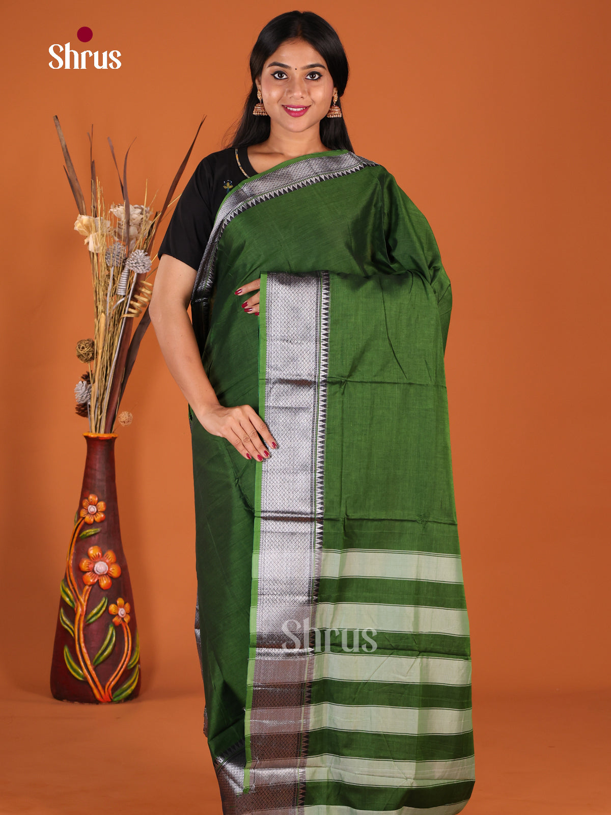 Green - Narayanpet Cotton Saree