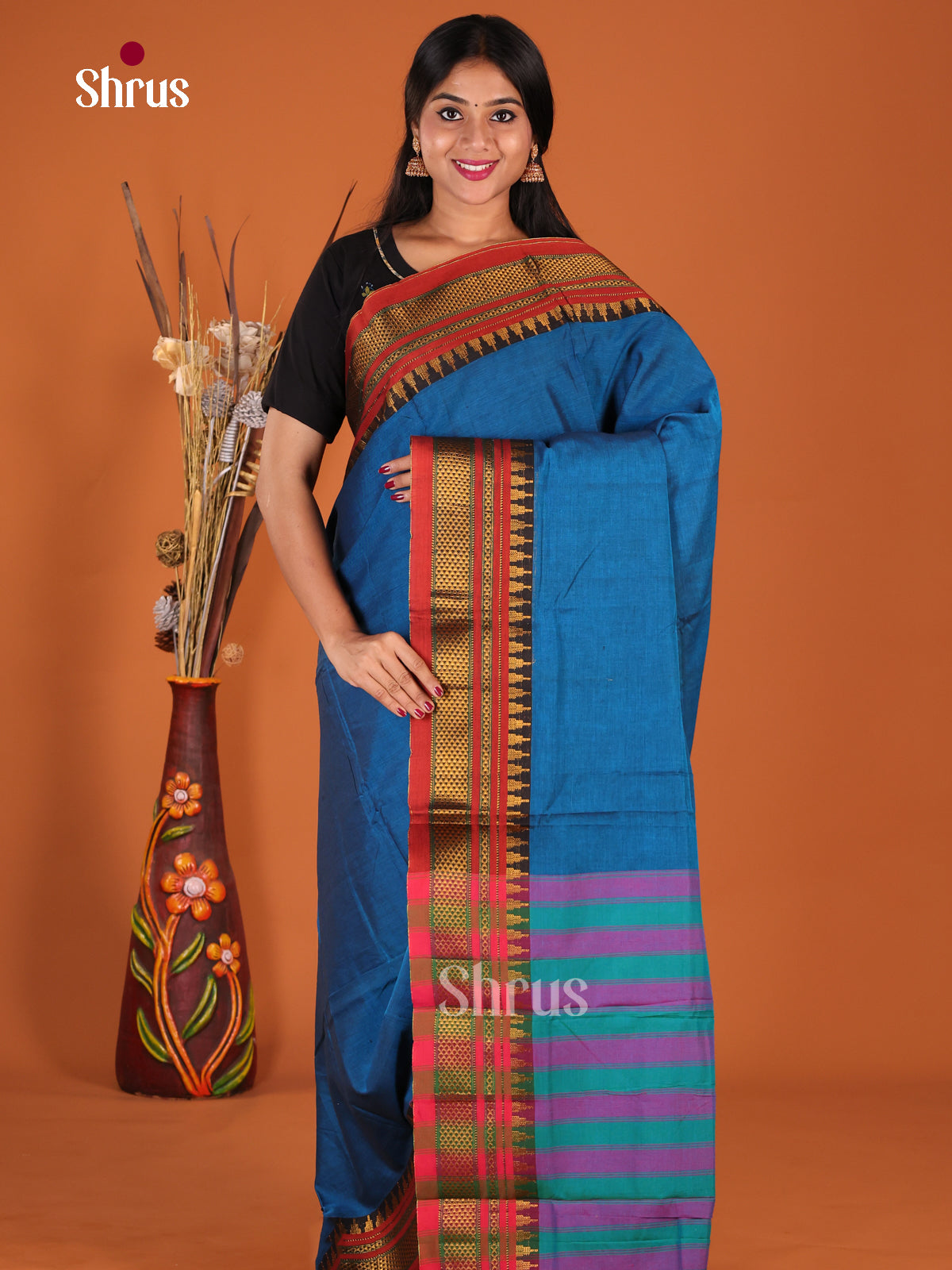 DHS21211 - Narayanpet Cotton Saree