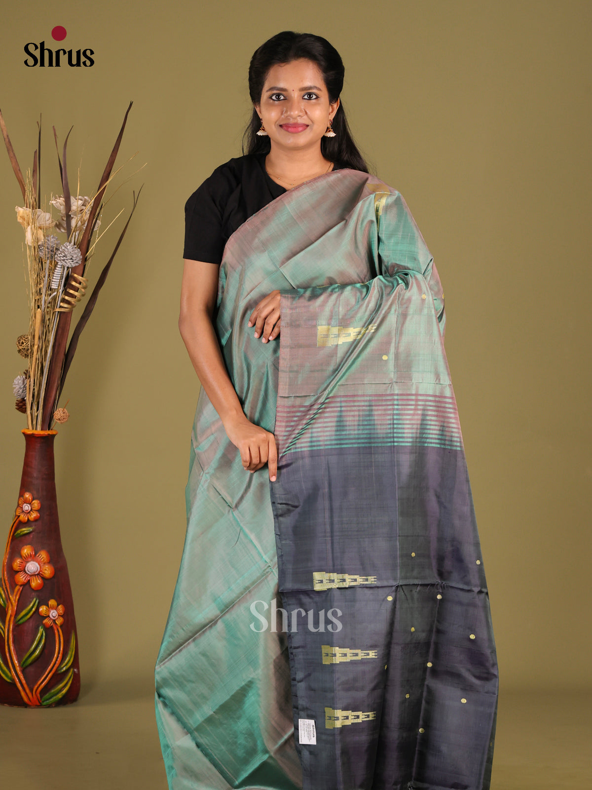 DHS22004 - Banana Pith Saree - Shop on Shrus.com