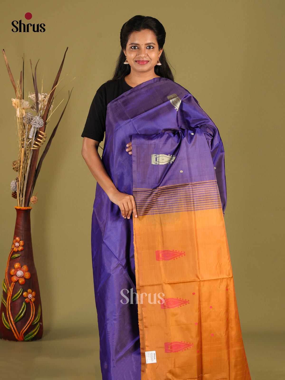 DHS22009 - Banana Pith Saree - Shop on Shrus.com