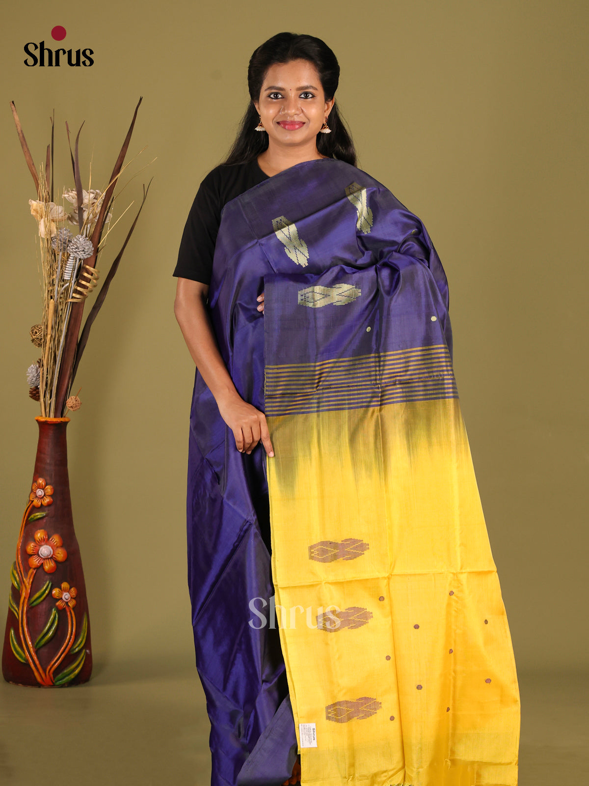 DHS22016 - Banana Pith Saree - Shop on Shrus.com