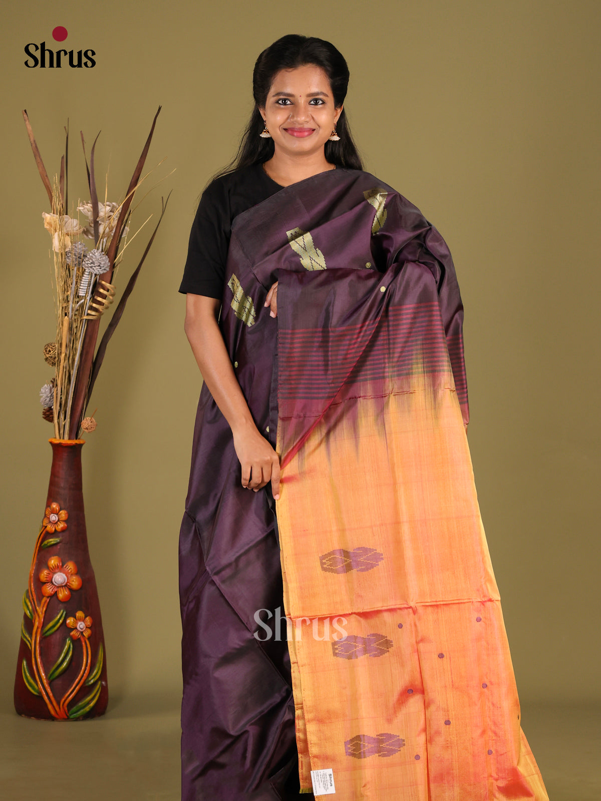 DHS22018 - Banana Pith Saree - Shop on Shrus.com