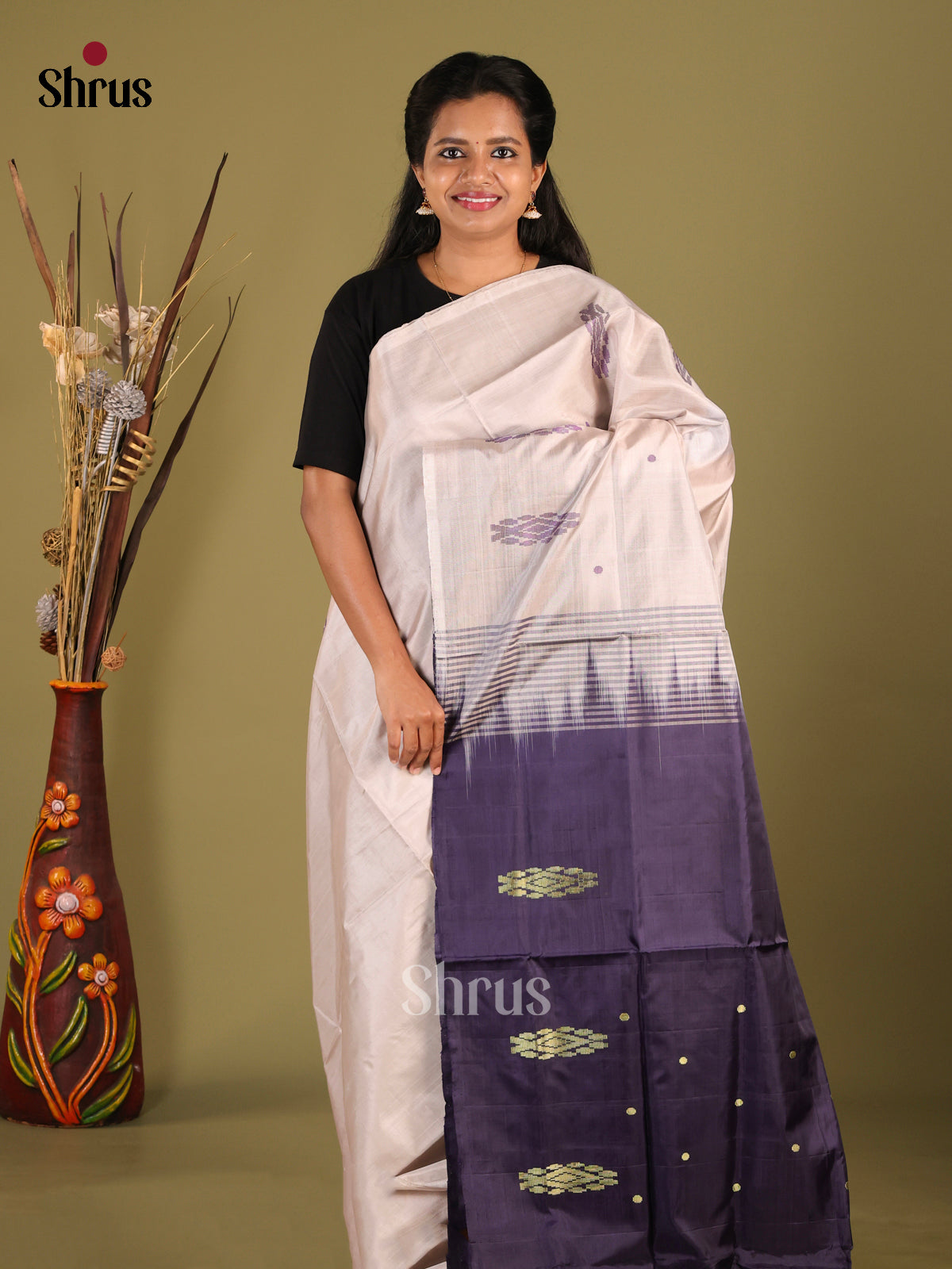 DHS22025 - Banana Pith Saree - Shop on Shrus.com