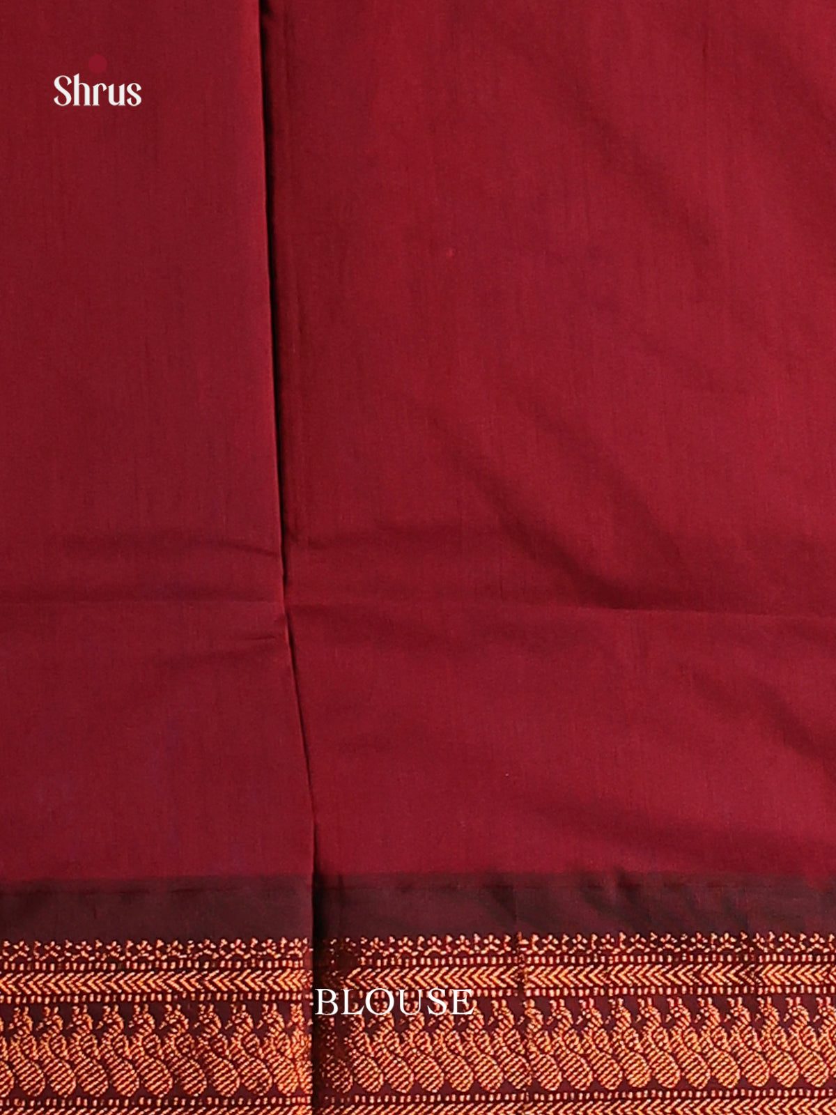 Blue & Maroon - Kalyani Cotton Saree