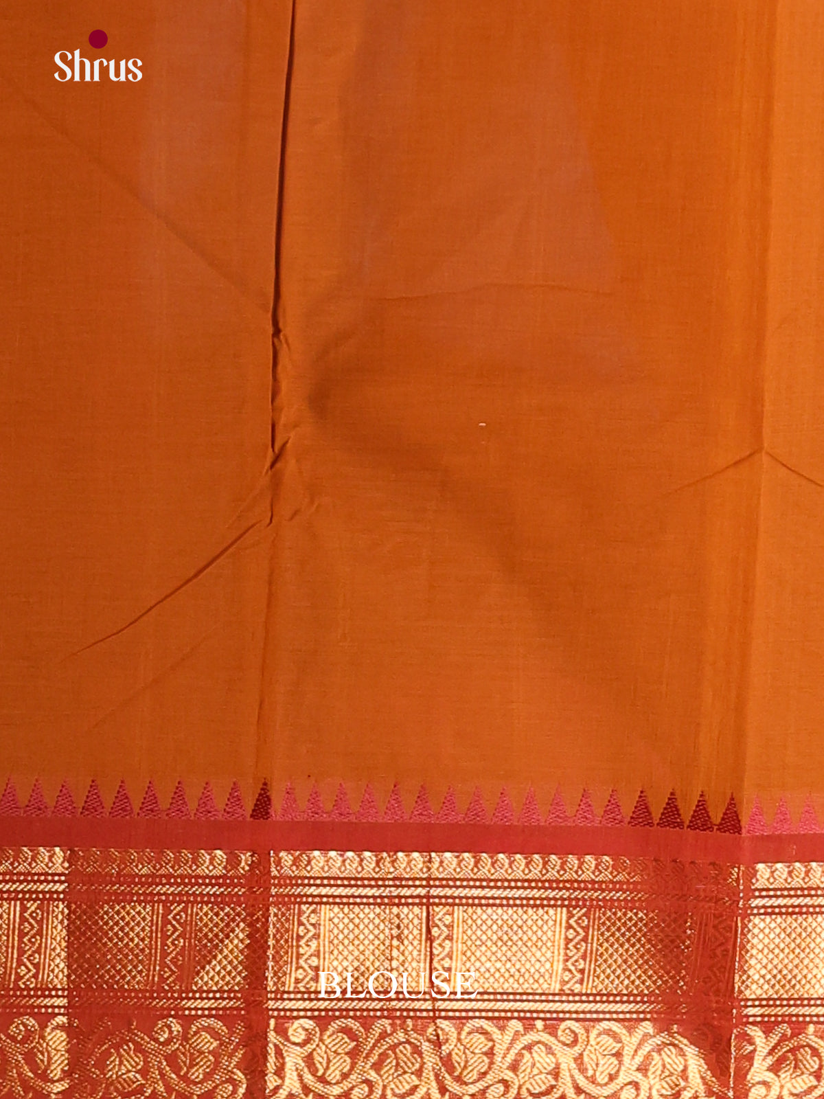 Mustad & Red - Chettinad Cotton Saree