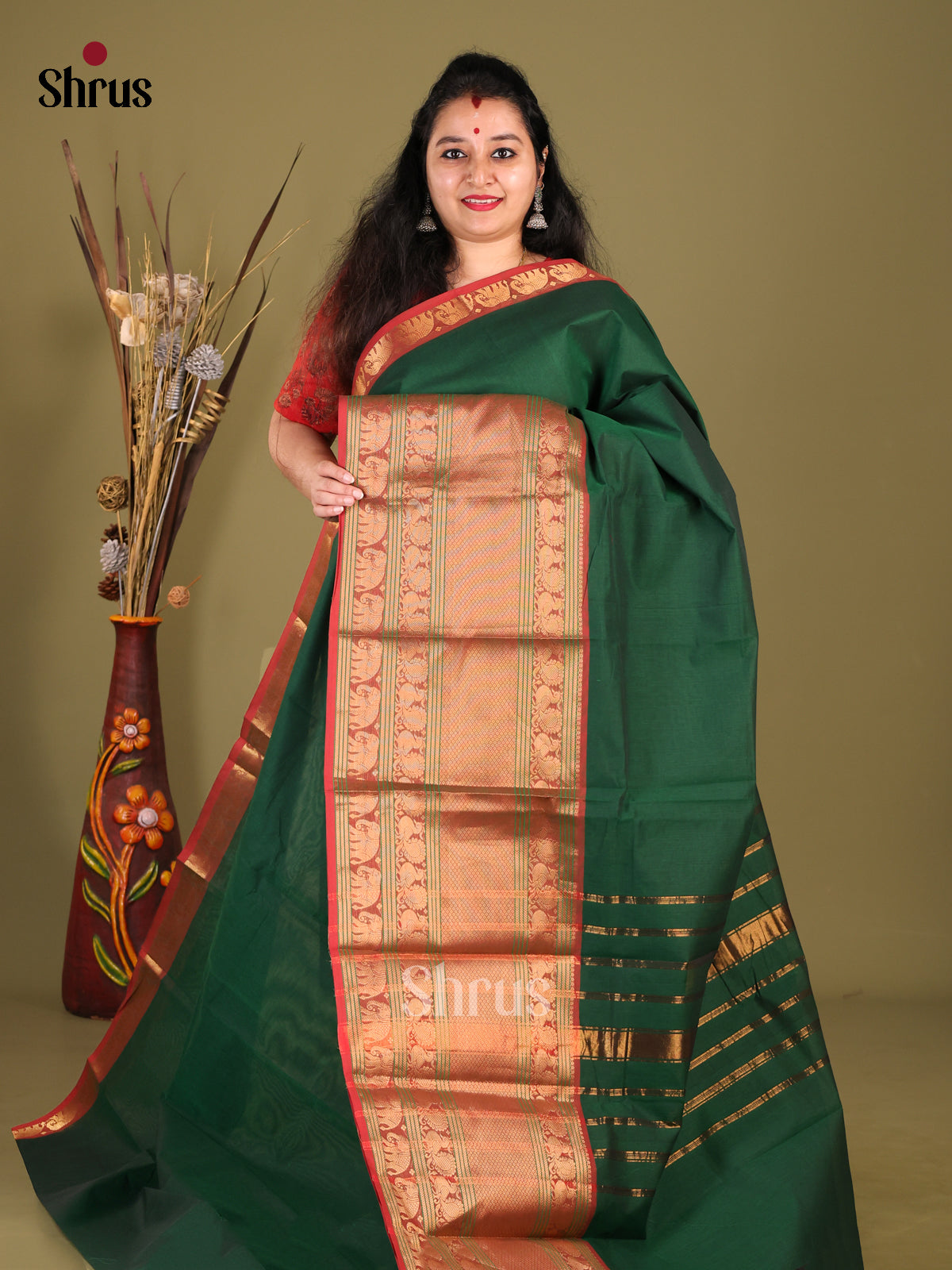 DHS22119 - Narayanpet Cotton Saree