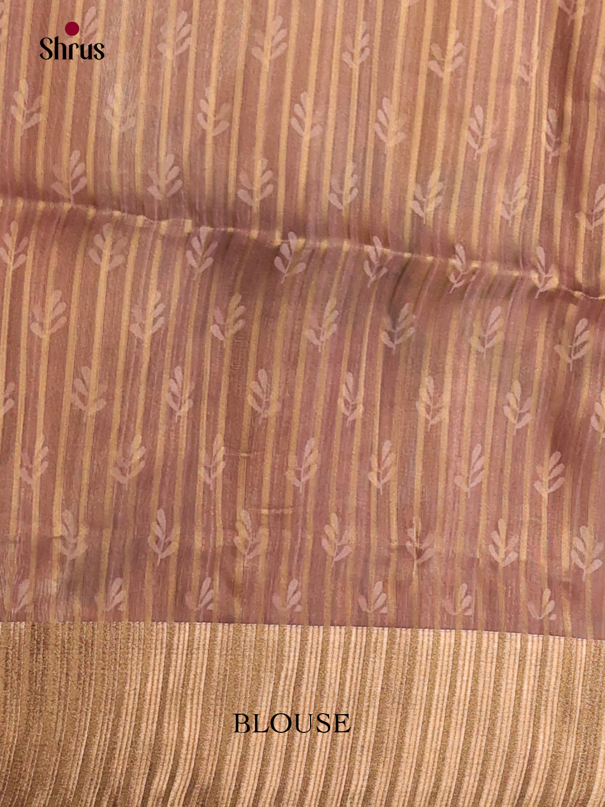 Dusty Pink - Semi Organza Saree