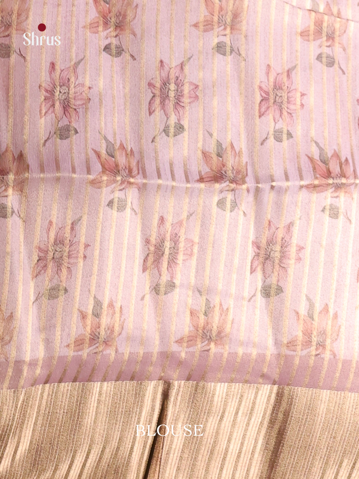 Lavender - Semi Organza Saree - Shop on Shrus.com
