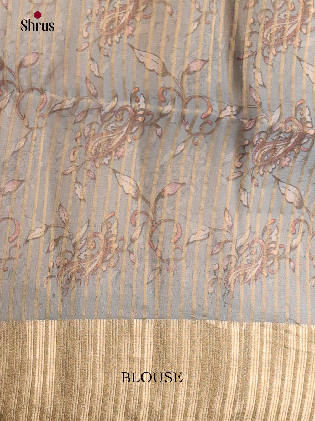 Light Blue - Semi Organza Saree - Shop on Shrus.com