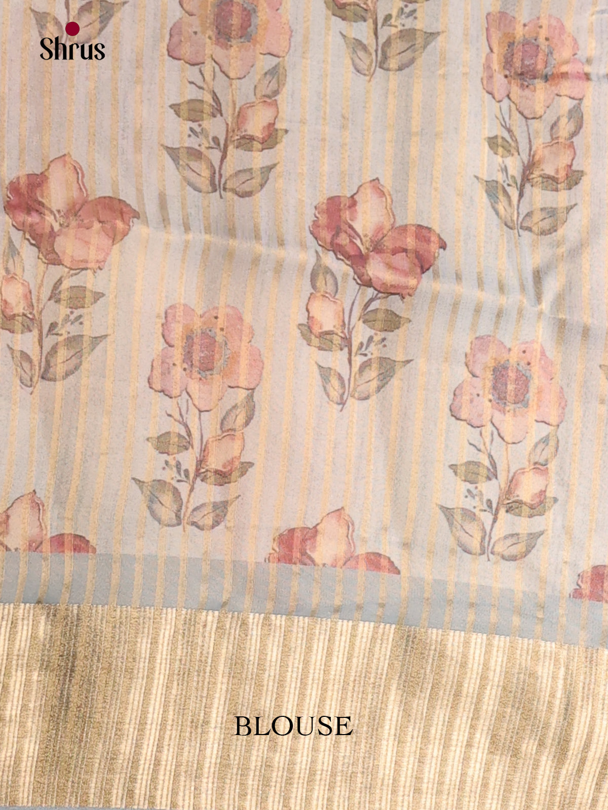 Light Blue - Semi Organza Saree