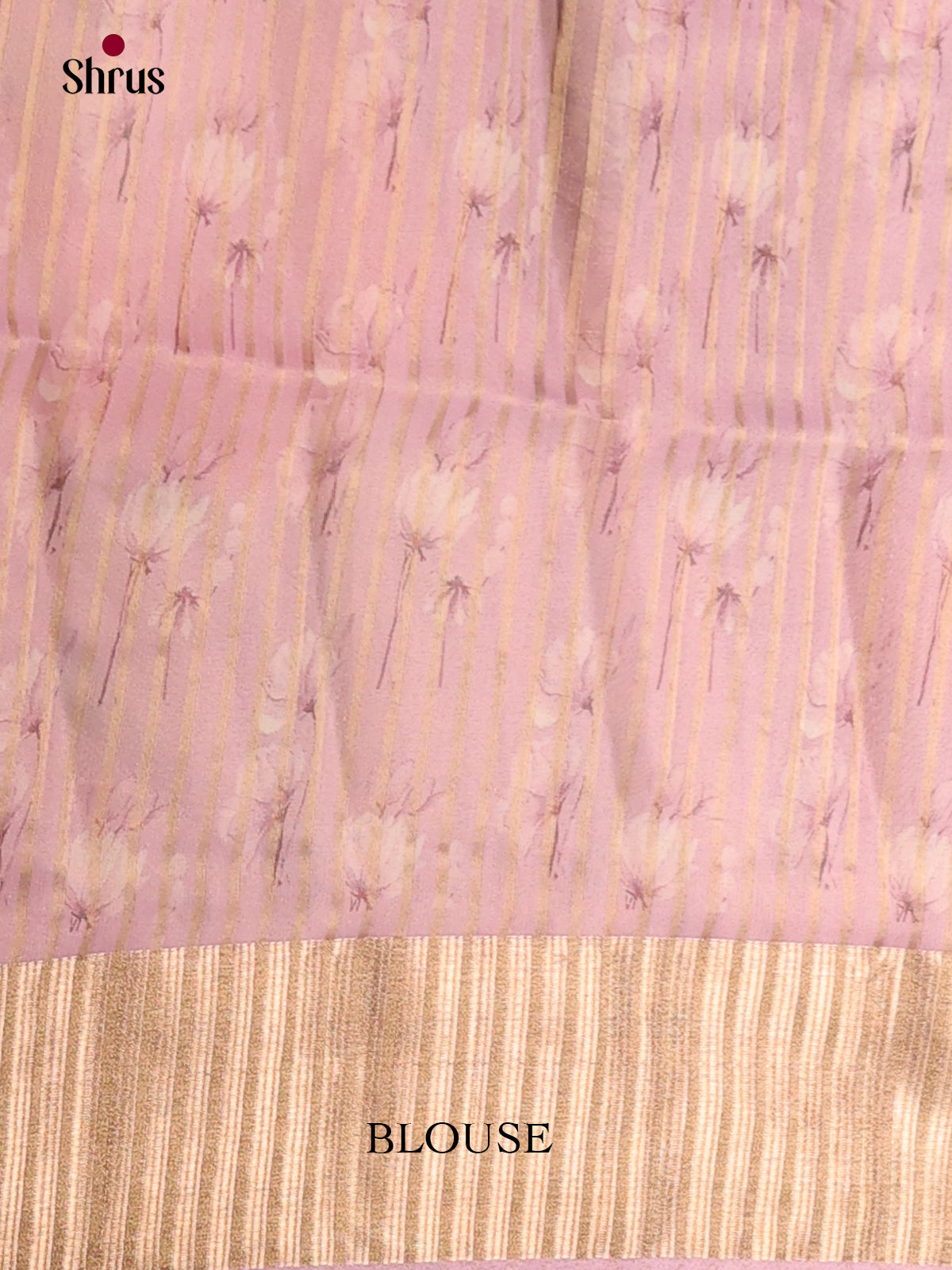 Lilac- Semi Organza Saree - Shop on Shrus.com