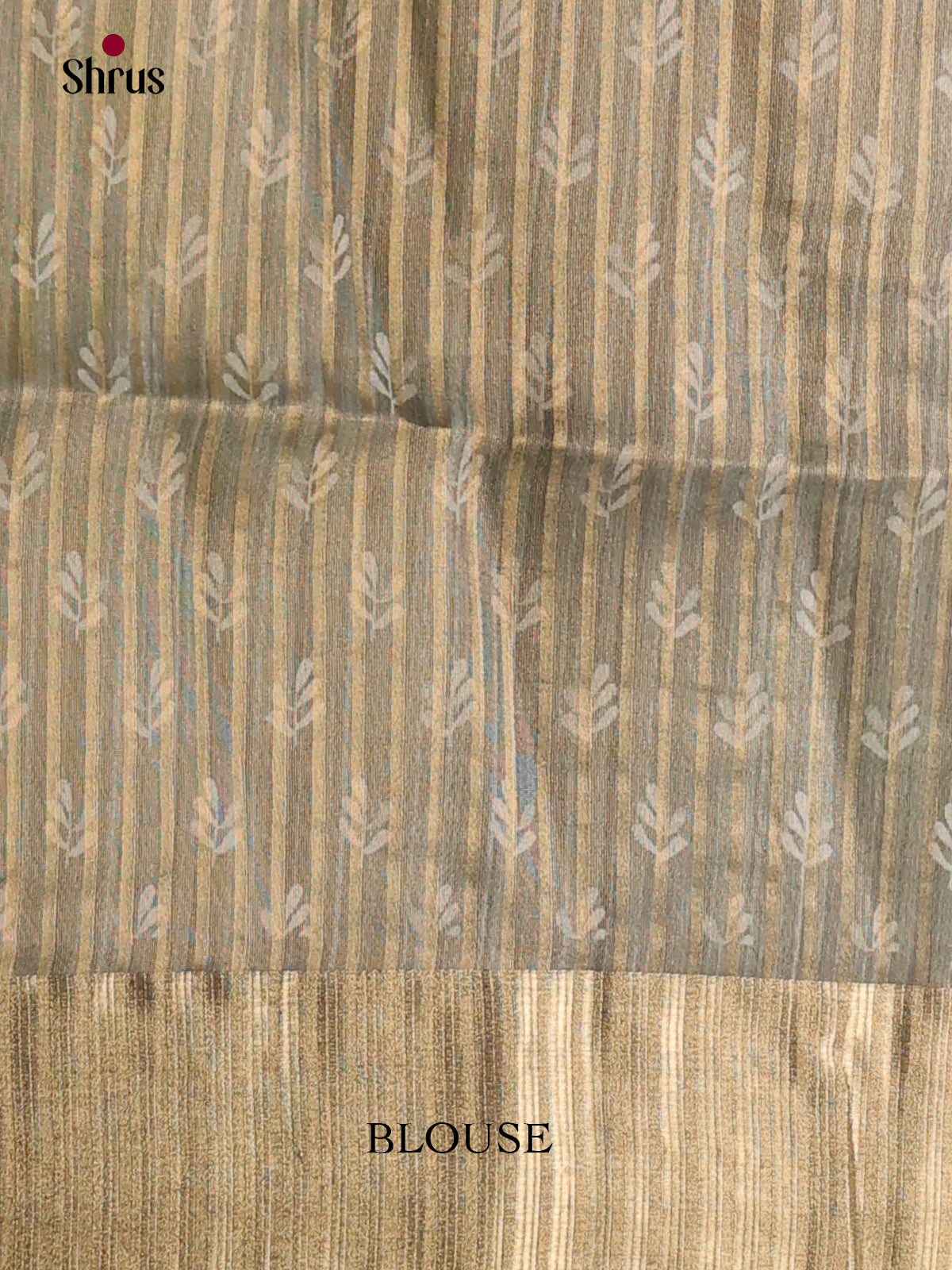 Pastel Green & Grey - Semi Organza Saree