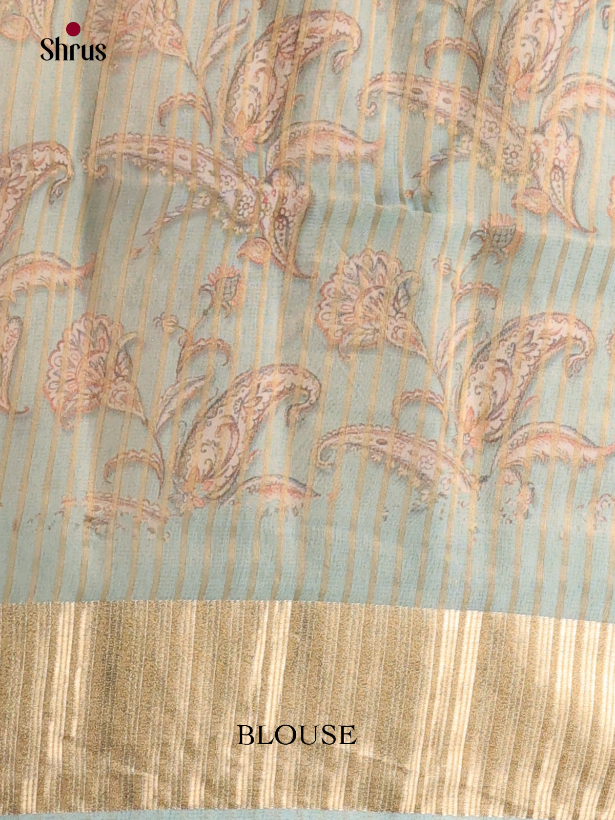 Light Blue - Semi Organza Saree