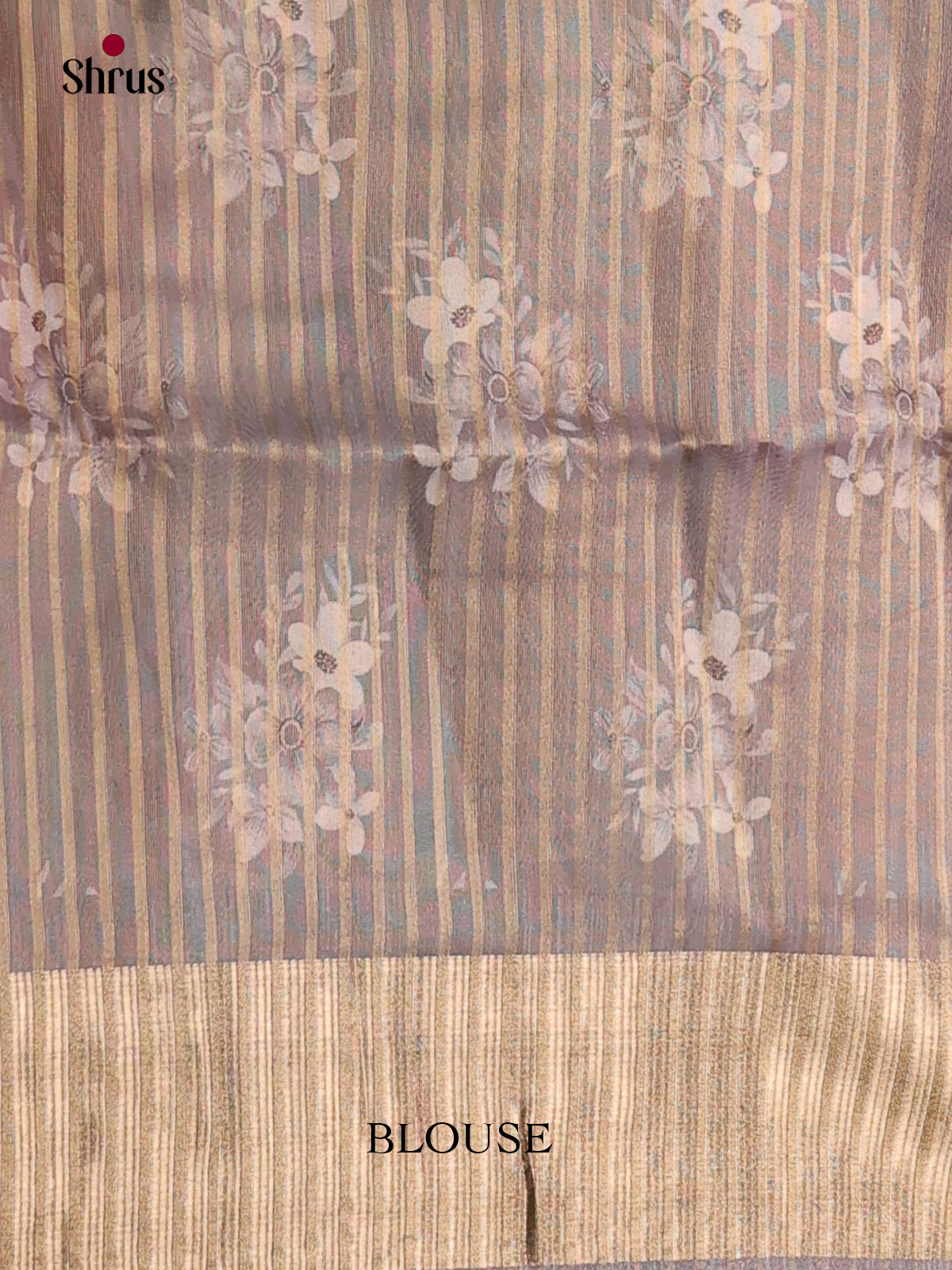 Grey - Semi Organza Saree