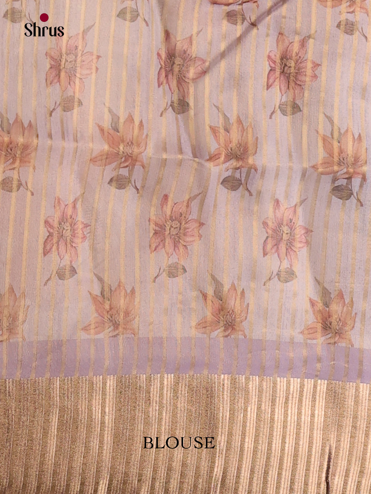 Lavender - Semi Organza Saree