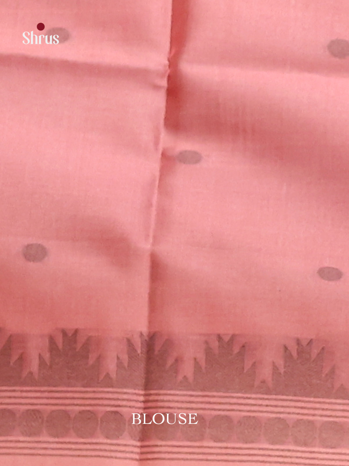 Dusty Pink - Semi Tussar Saree