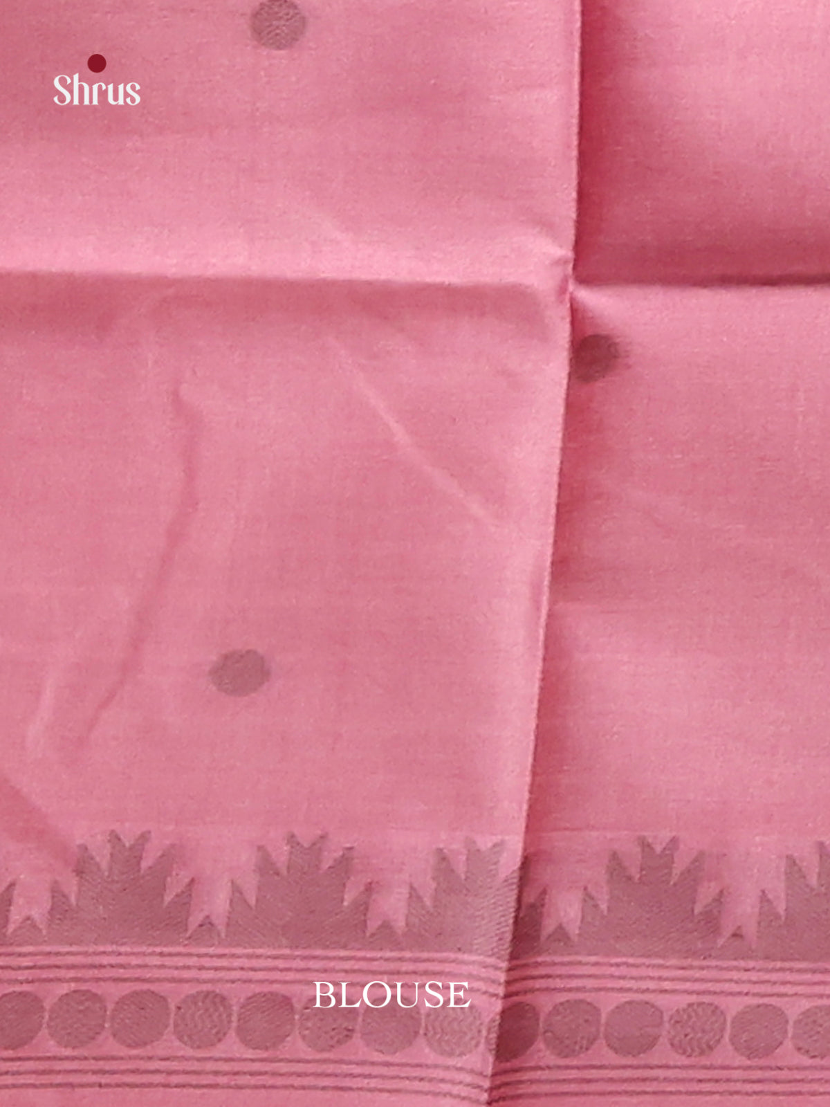 Pink - Semi Tussar Saree