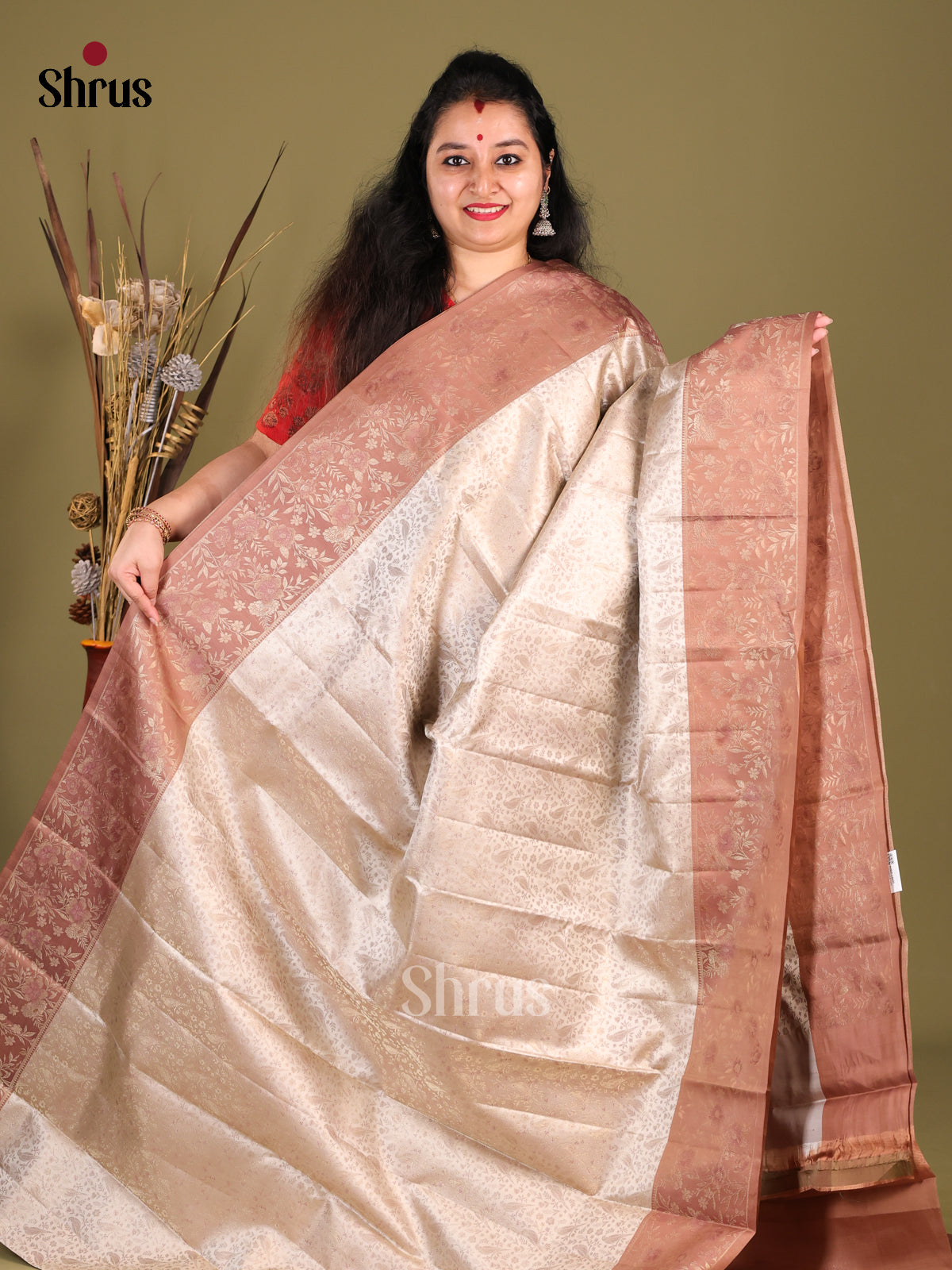 DHS23180 - Kanchipuram silk (HR) Saree - Shop on Shrus.com