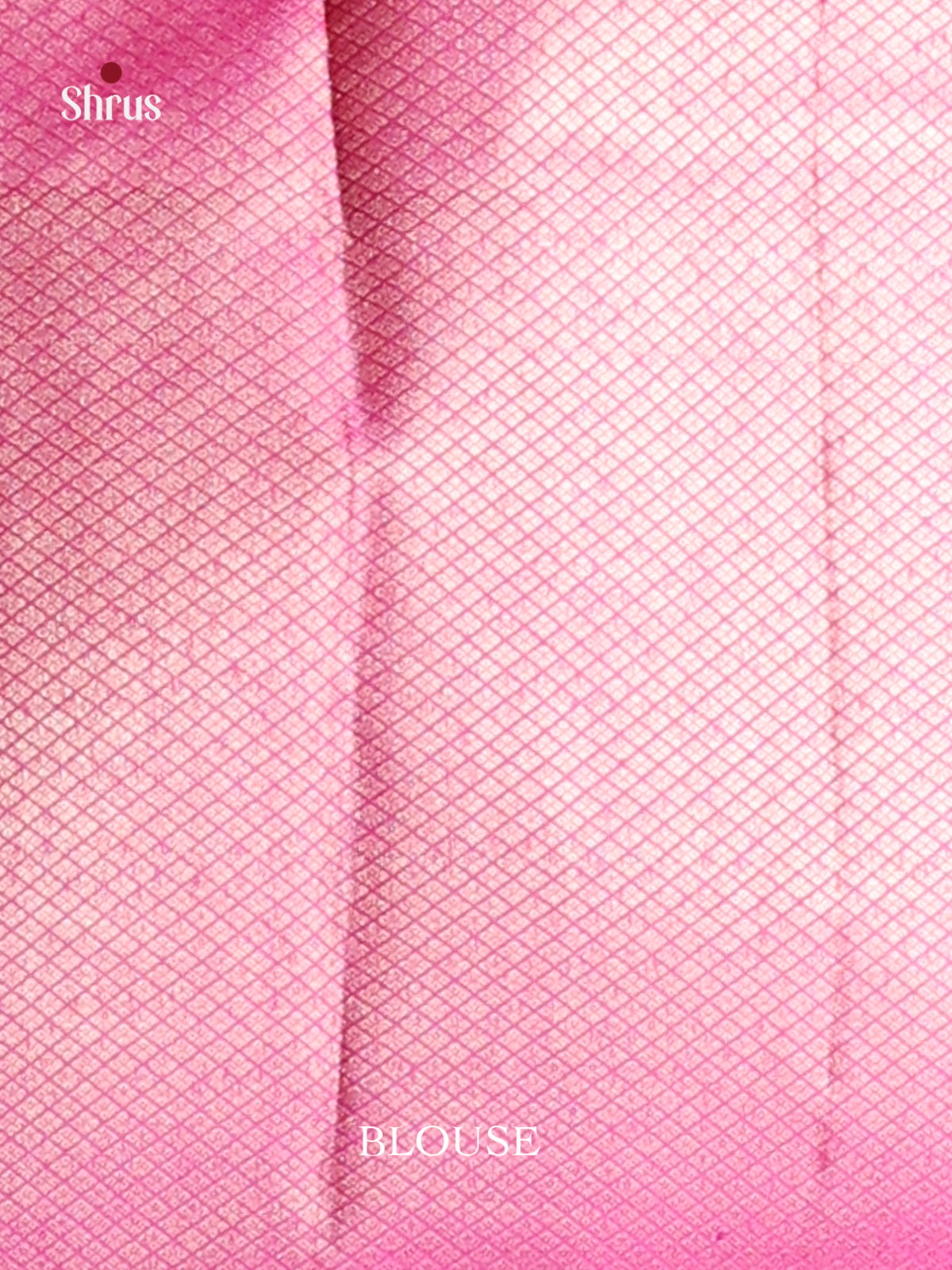 Serene Blue Kanjivaram Saree with floral nestling brocade & Pink Border -2