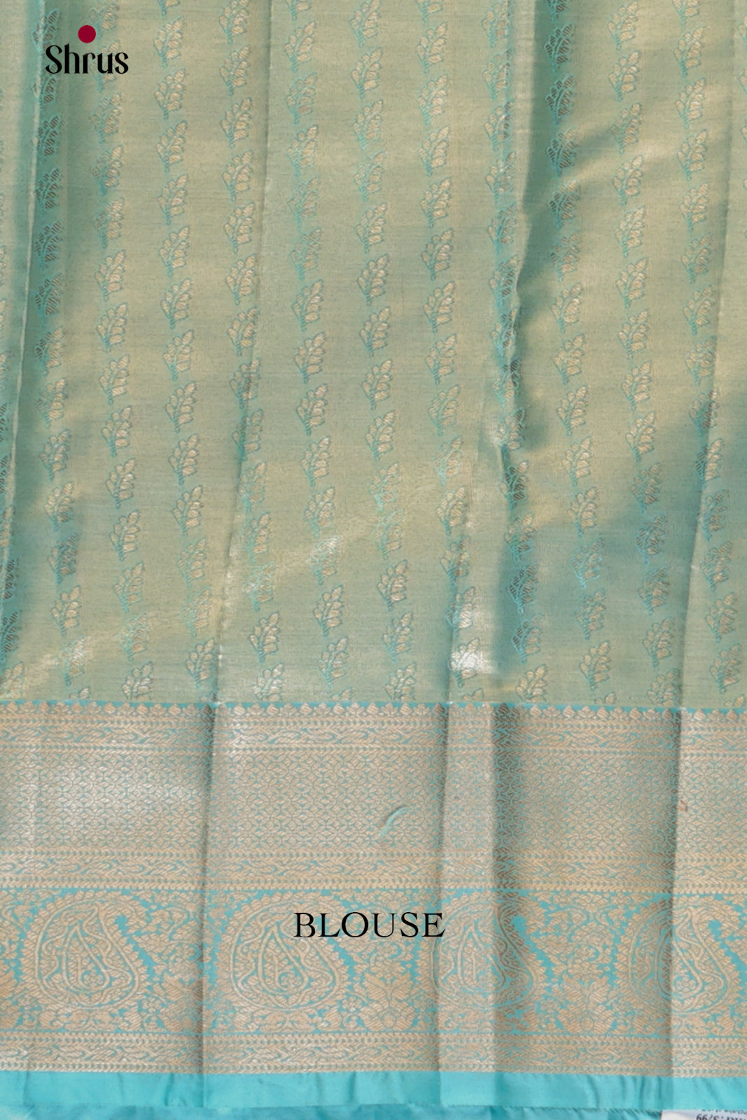 purple ice blue Kanchipuram-halfpure Saree 2