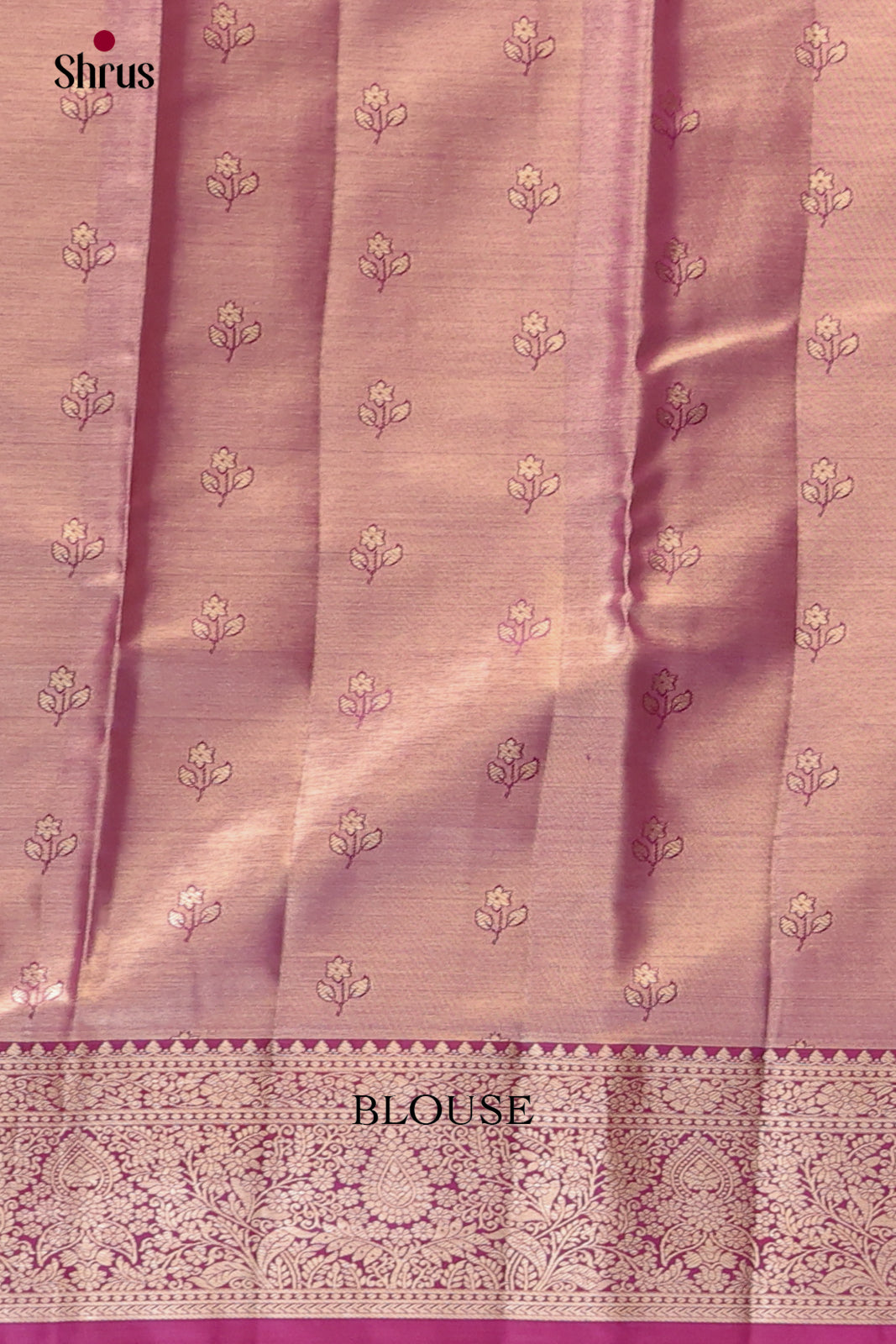 Light Green & Purple - Kanchipuram-halfpure Saree 2