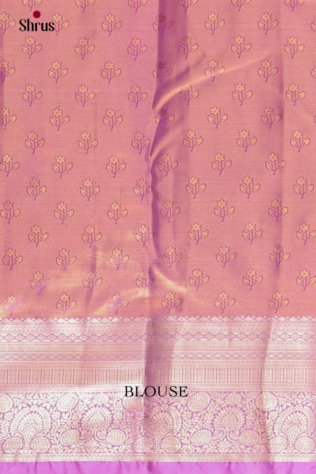 DHS23223 - Kanchipuram-halfpure Saree - Shop on Shrus.com