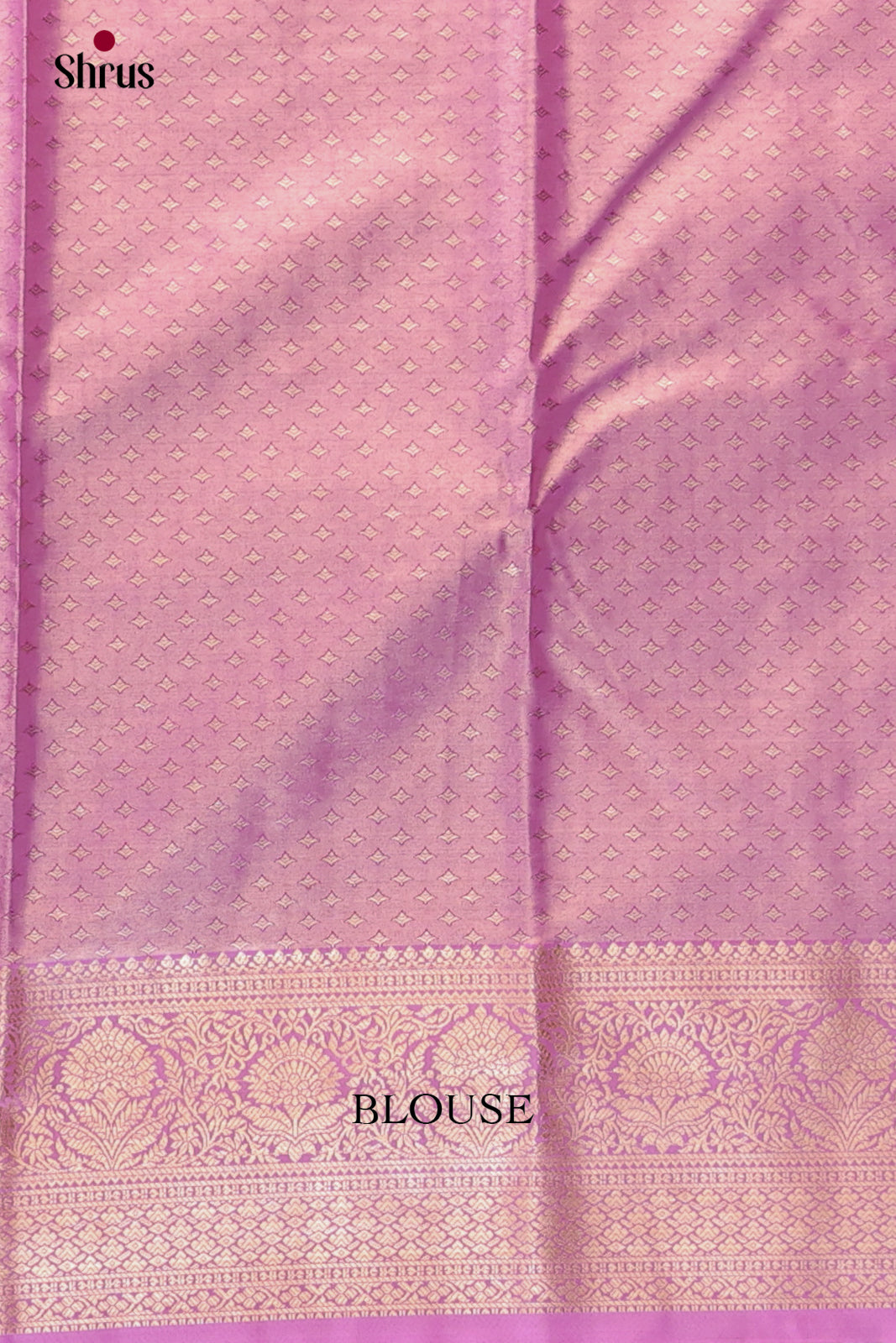 Lavender(Single Tone) - Kanchipuram-halfpure Saree - Shop on Shrus.com